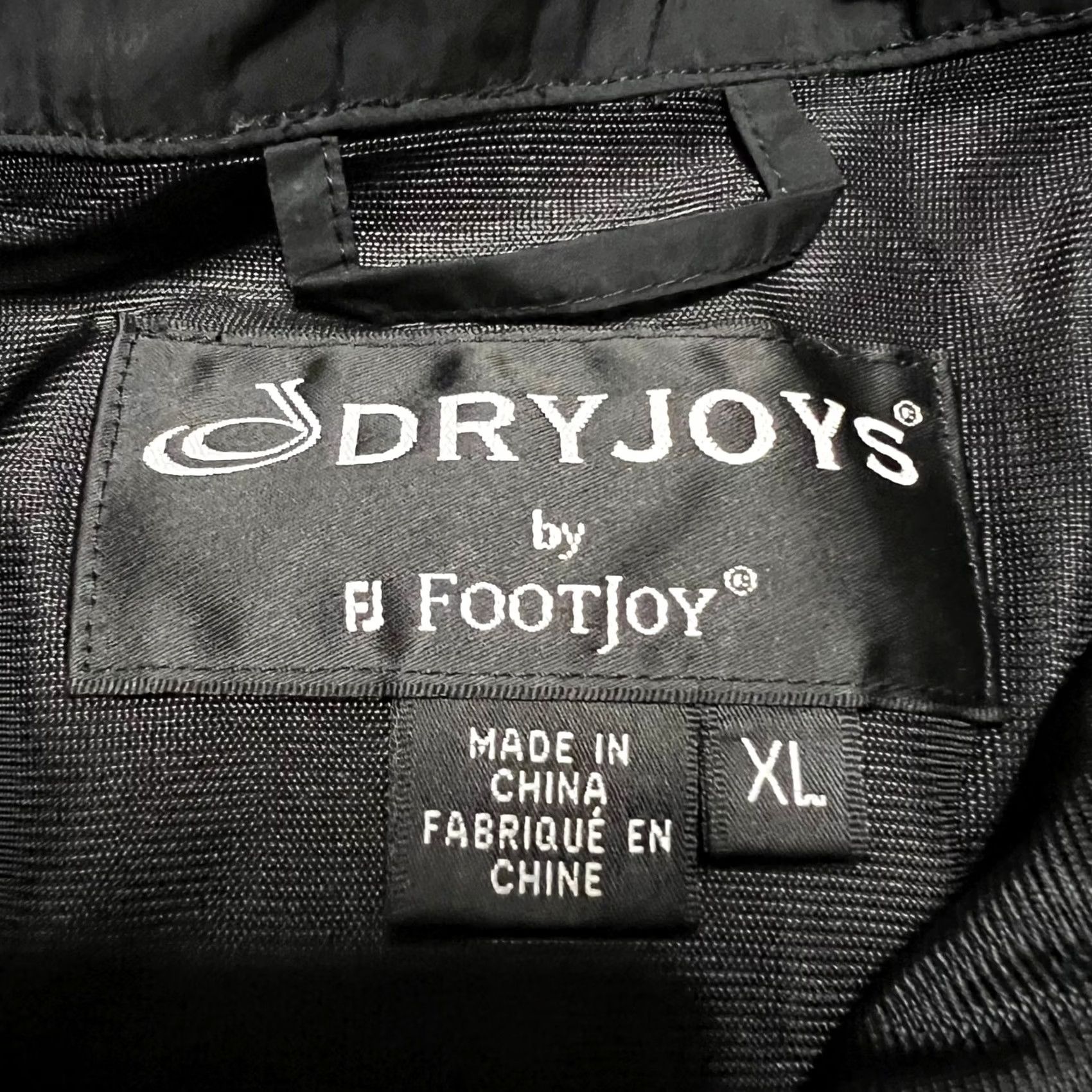 Footjoy FootJoy Dryjoys Jacket Mens XL Half Zip Cream Golf Windbreaker Coat Size US XL / EU 56 / 4 - 5 Thumbnail