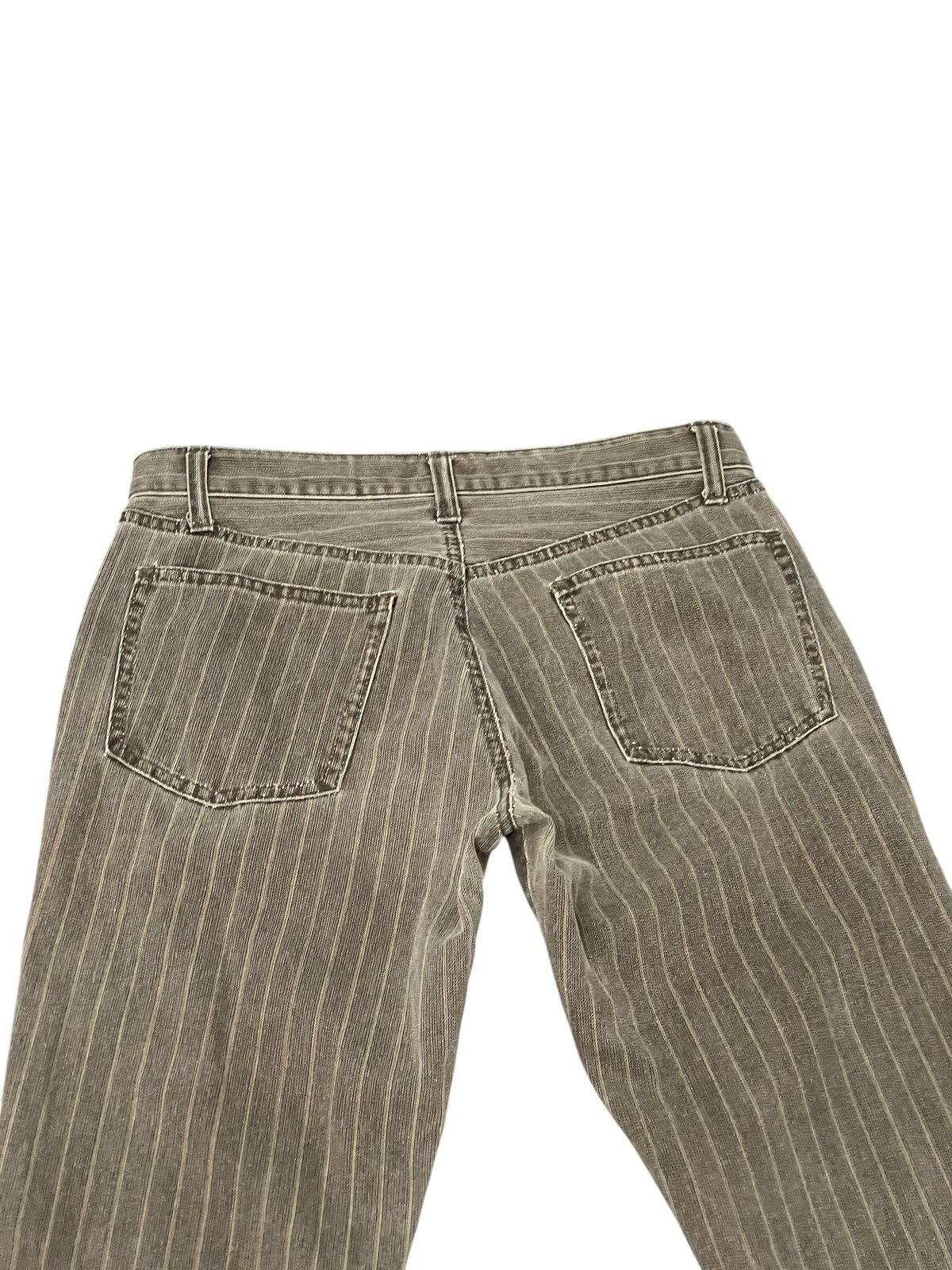 If Six Was Nine Flare Jeans Schlussel Japan Faded Striped Boot Cut 2🟦4 Size US 29 - 18 Thumbnail