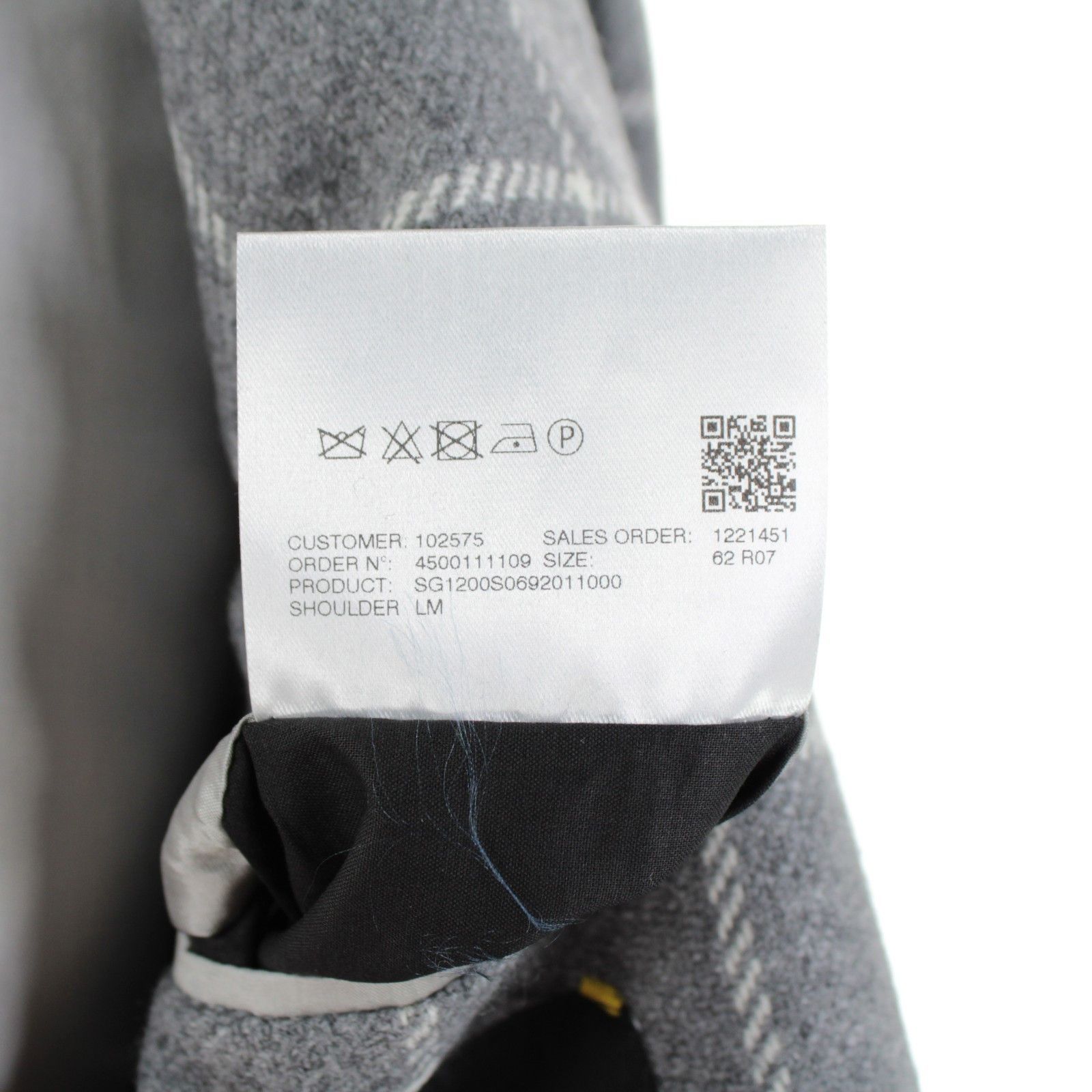 SARTORIO Sartorio Sport Coat Size 52 Regular US in Gray Size 52R - 9 Thumbnail