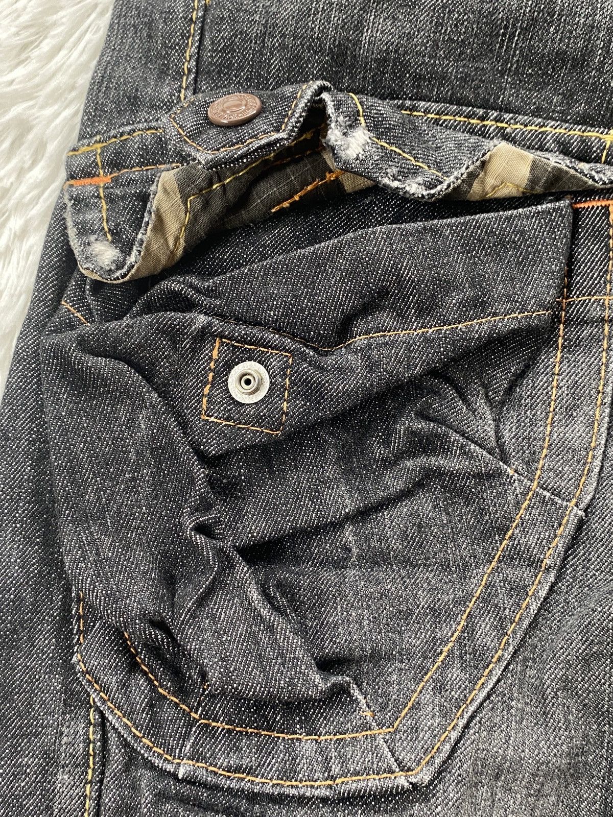 Edwin RARE💥 Stonewash vintage Edwin 505 Bushpant jeans BOOTCUT Size US 29 - 10 Thumbnail