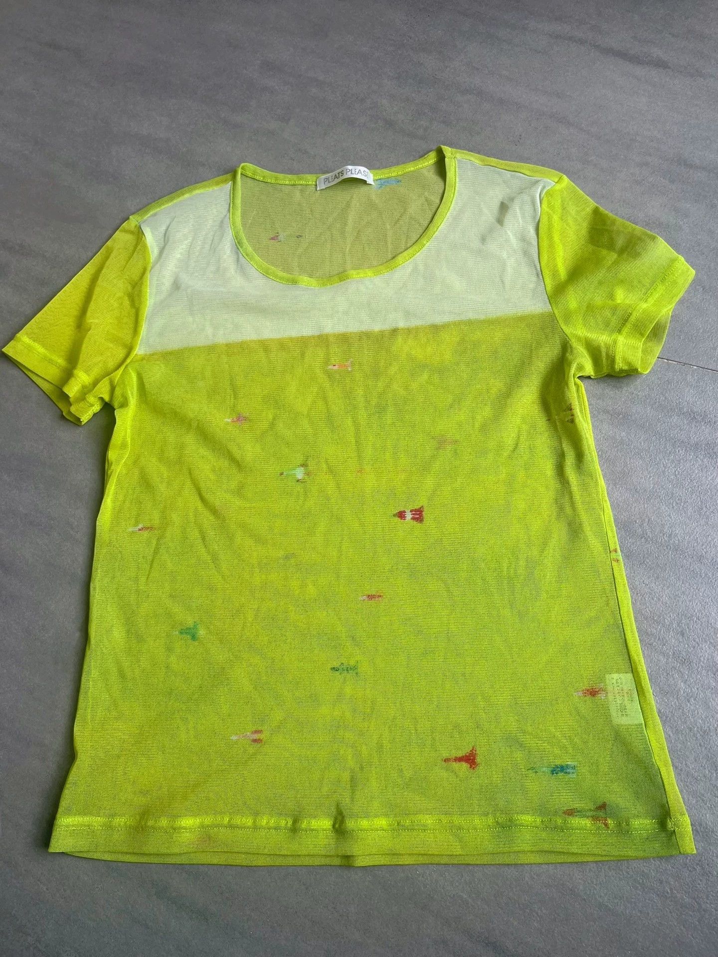 Issey Miyake issey miyake Green mesh short sleeved shirt Size US M / EU 48-50 / 2 - 1 Thumbnail