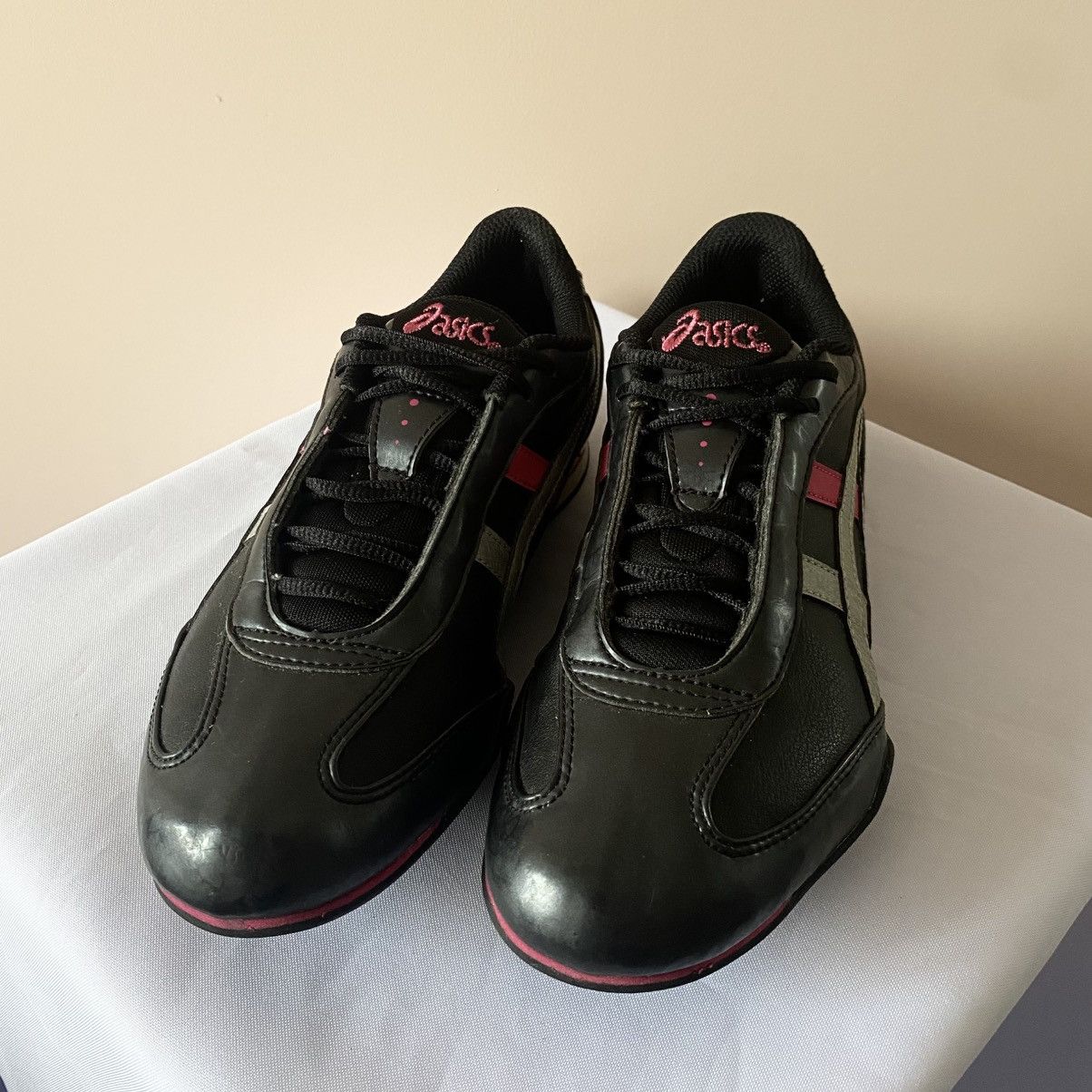 Asics × Onitsuka Tiger × Vintage Japan Asics Onitsuka Tiger Lotus Black Shoes Sneakers Y2K Size US 8 / IT 38 - 4 Thumbnail