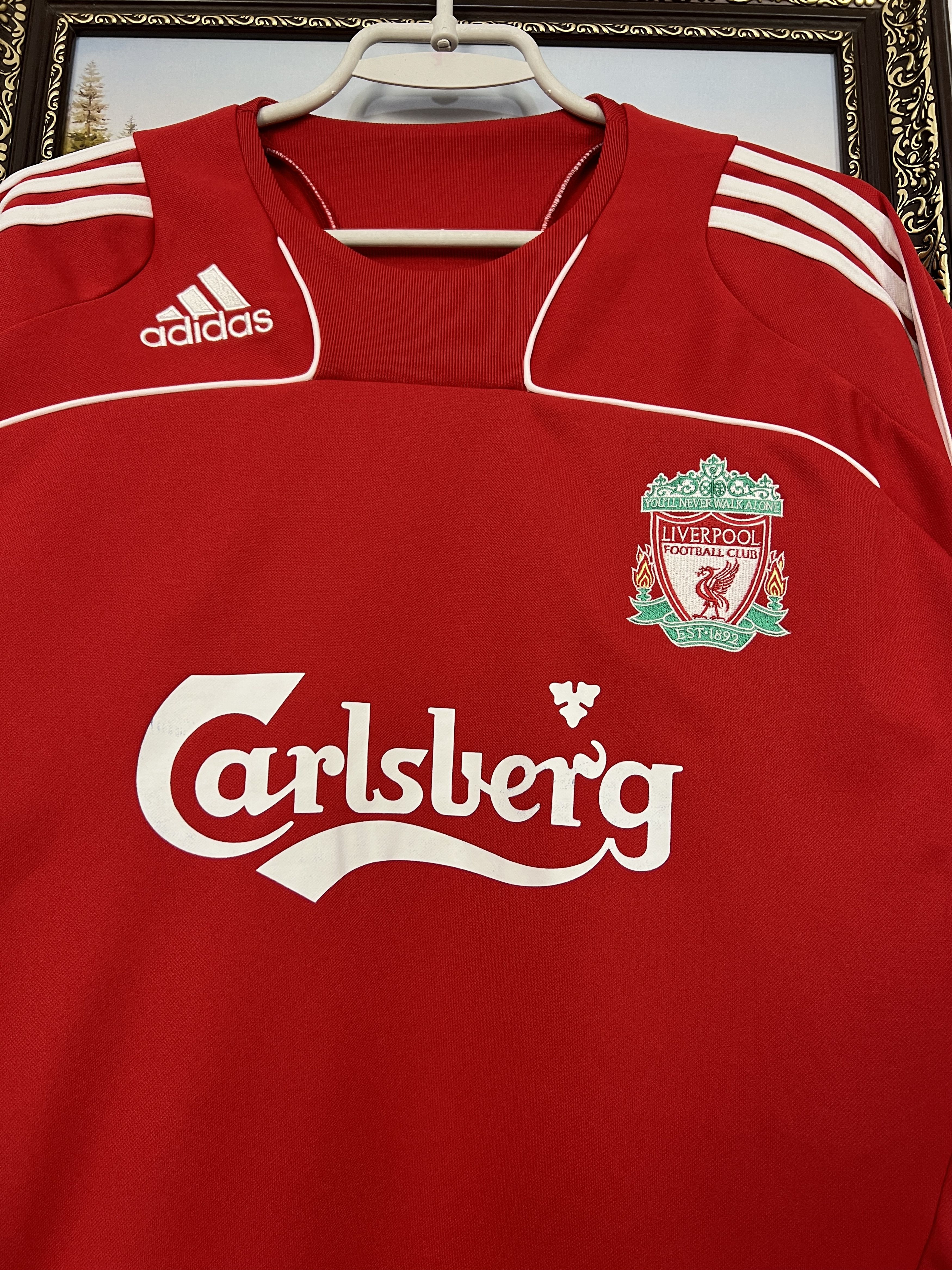 Adidas Vintage Adidas Liverpool Football Sweatshirt Soccer Crewneck Size US L / EU 52-54 / 3 - 3 Thumbnail