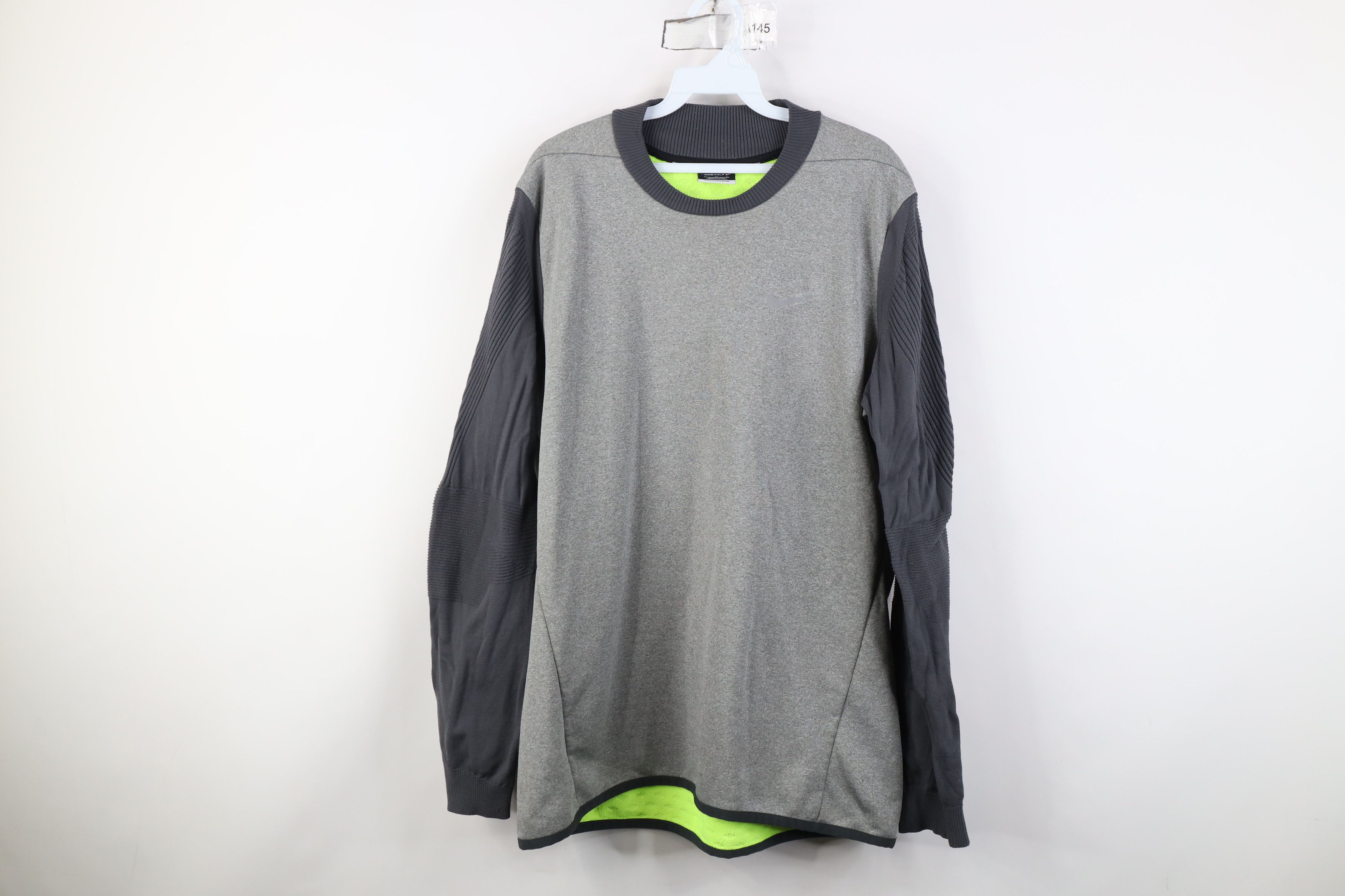 Nike Nike Golf Sphere Knit Fleece Lined Pullover Sweatshirt Gray Size US XL / EU 56 / 4 - 1 Thumbnail