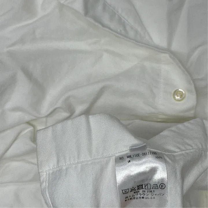 Thom Browne Thom Browne Classic Long Sleeve White Shirt -2507 Size US S / EU 44-46 / 1 - 7 Thumbnail