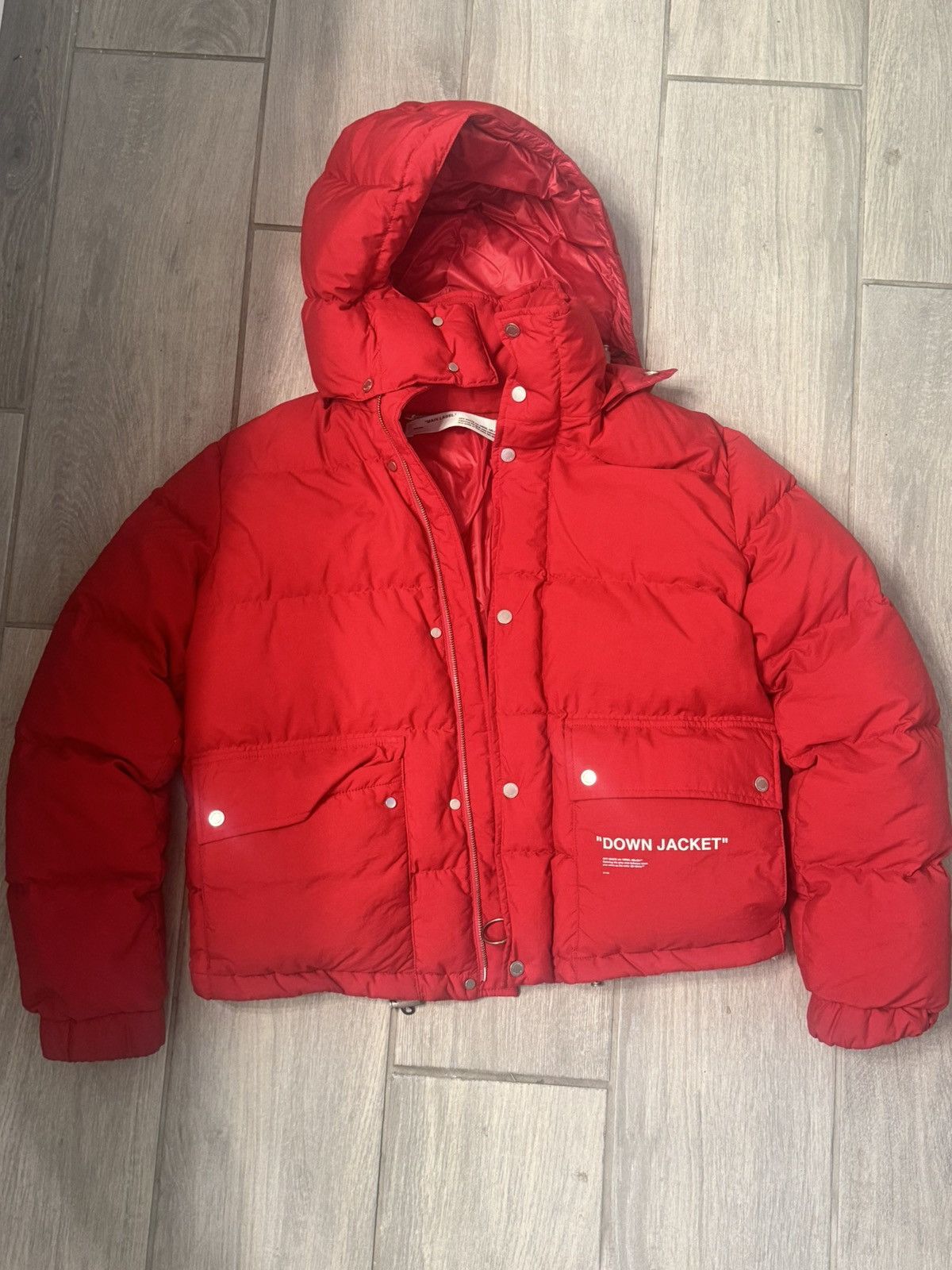 Off-White Offwhite Puffer Jacket Size US XXS / EU 40 - 1 Thumbnail