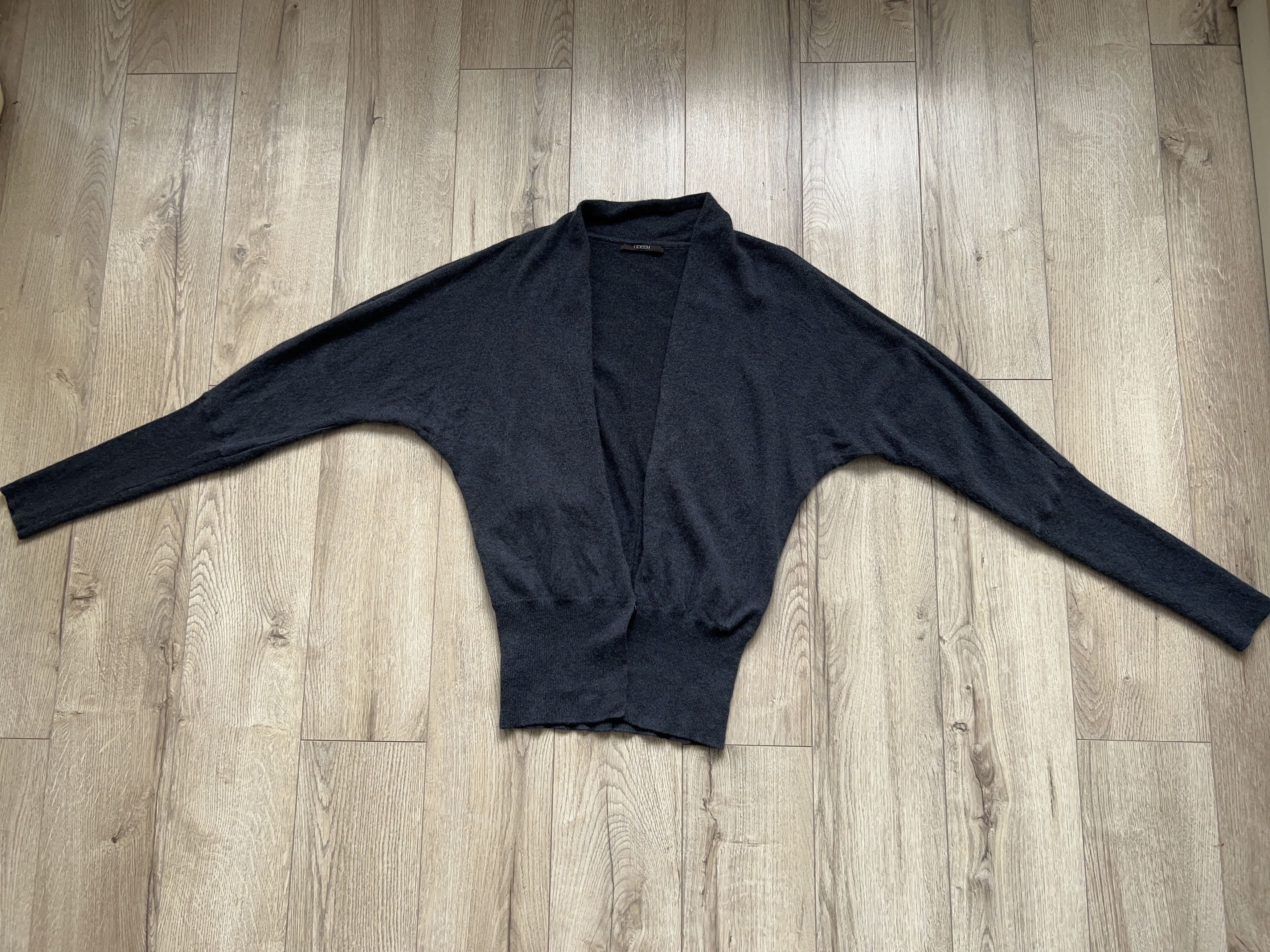 Designer ODEEH One Button Gray Sweater Long Sleeve Size DE 36 / S Size M / US 6-8 / IT 42-44 - 8 Thumbnail