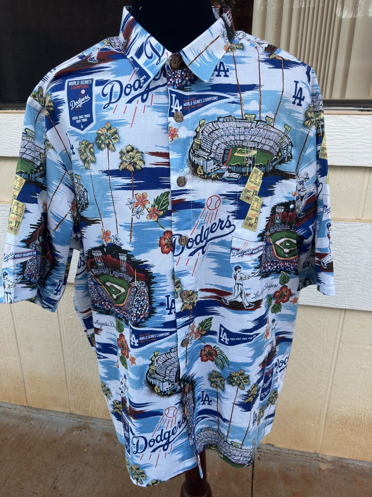 Reyn Spooner New Reyn Spooner Los Angeles Dodgers Baseball Men's XXL Size US XXL / EU 58 / 5 - 1 Thumbnail