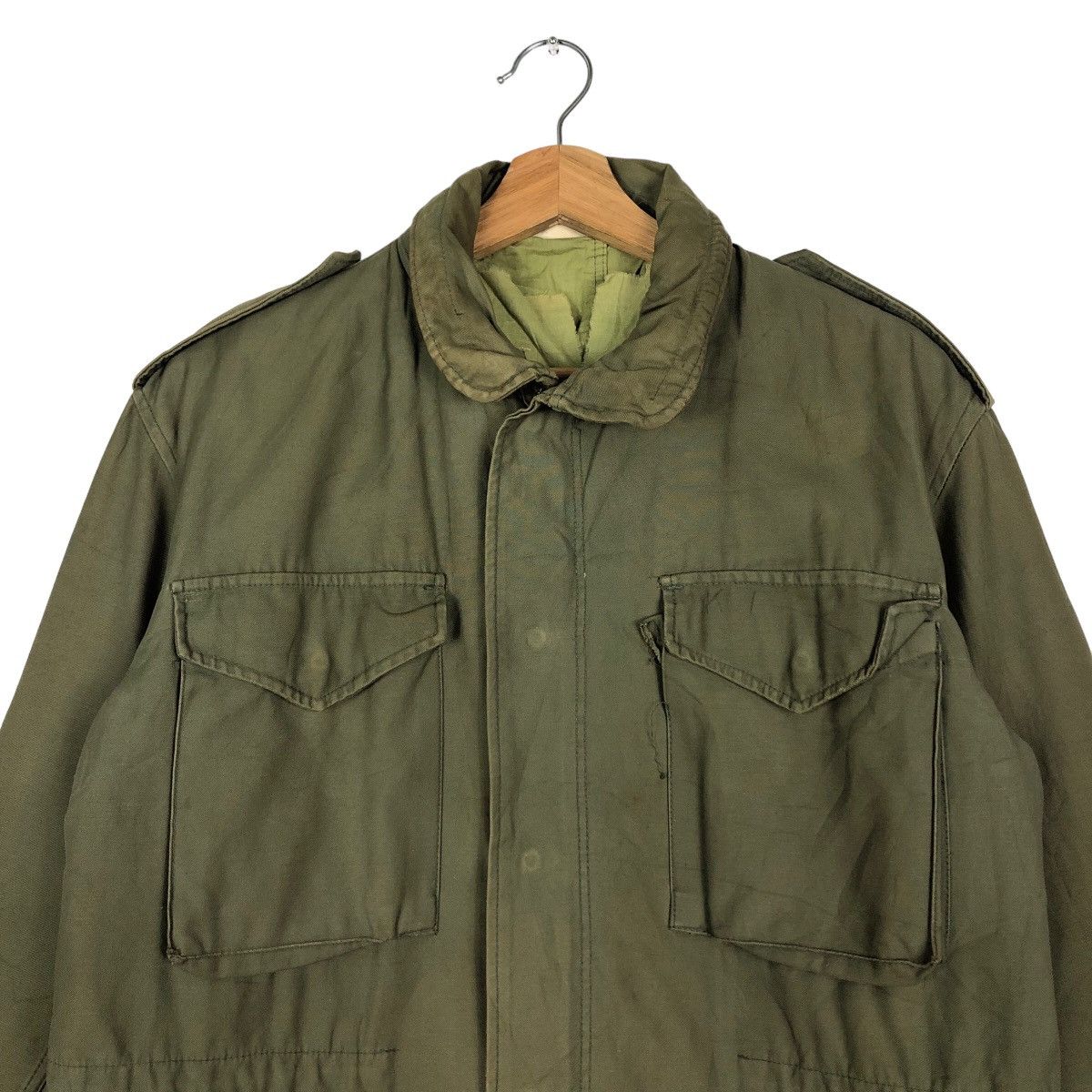 Vintage 🔥Vintage Cargo Jacket Multi Pockets Military Jacket USA Size US M / EU 48-50 / 2 - 7 Thumbnail