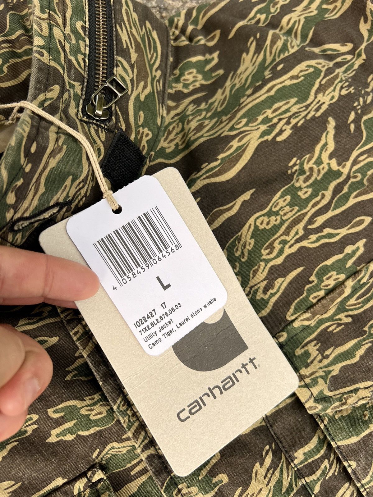 Carhartt × Carhartt Wip Carhartt Utility Camo Logo Jacket Size US L / EU 52-54 / 3 - 8 Thumbnail