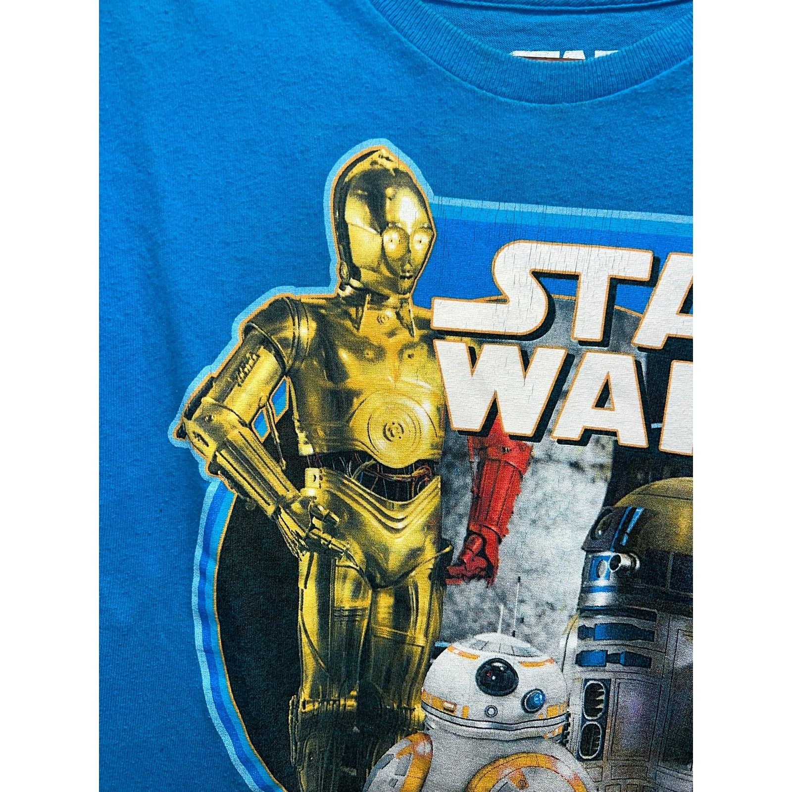 Star Wars Star Wars Blue Shirt Movie R2D2 C3PO Graphic Blue Tee Medium Size US M / EU 48-50 / 2 - 3 Thumbnail