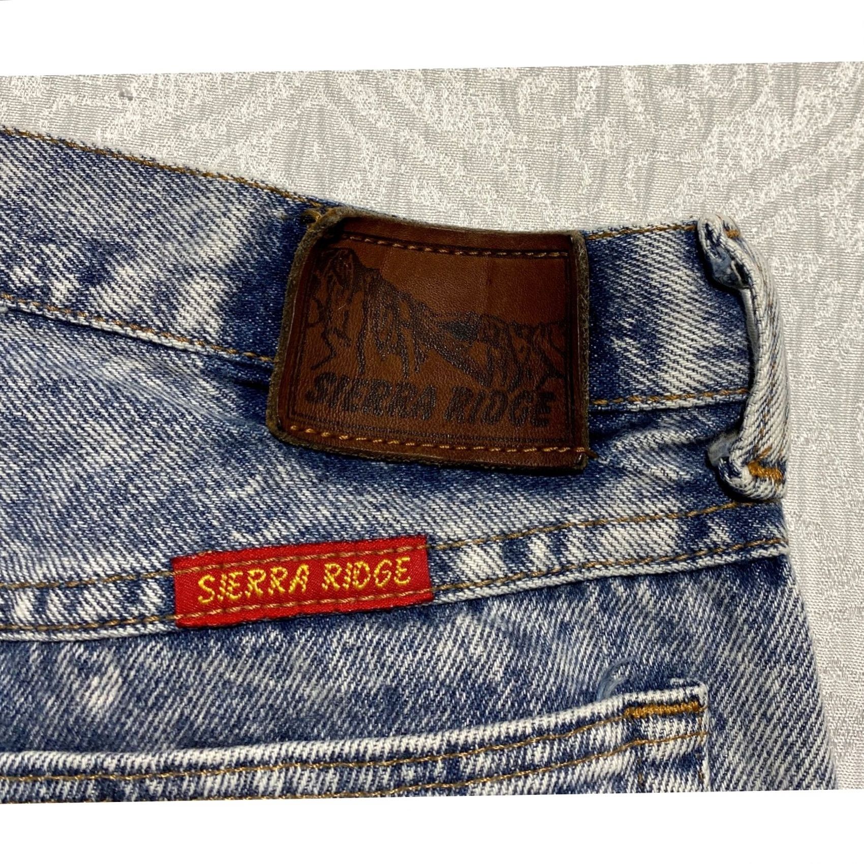 Vintage VINTAGE Sierra Ridge Jeans Adult 30x38 Blue Acid Wash Clown Handprint Graphic Graffiti Grunge 90s Mens Size US 30 / EU 46 - 3 Thumbnail