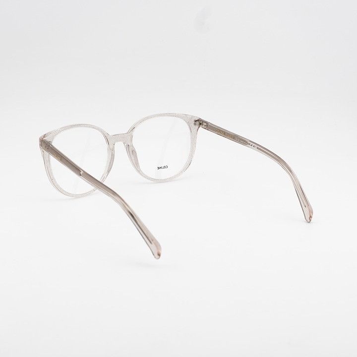 Celine Celine CL50077I 073 Eyeglasses Transparent Rose 54mm Cat Eye Size ONE SIZE - 3 Thumbnail
