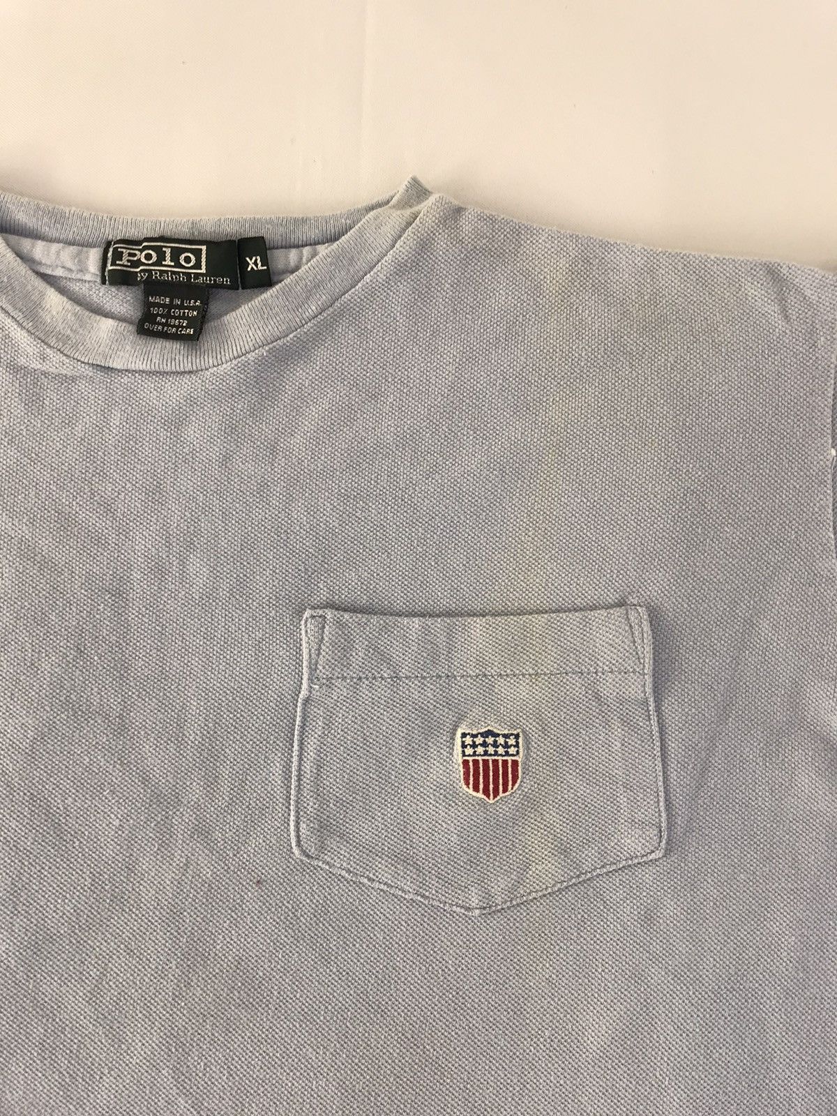 Polo Ralph Lauren Polo by Ralph Lauren Single Pocket Tee T-shirt Unisex Wea Size US L / EU 52-54 / 3 - 4 Thumbnail