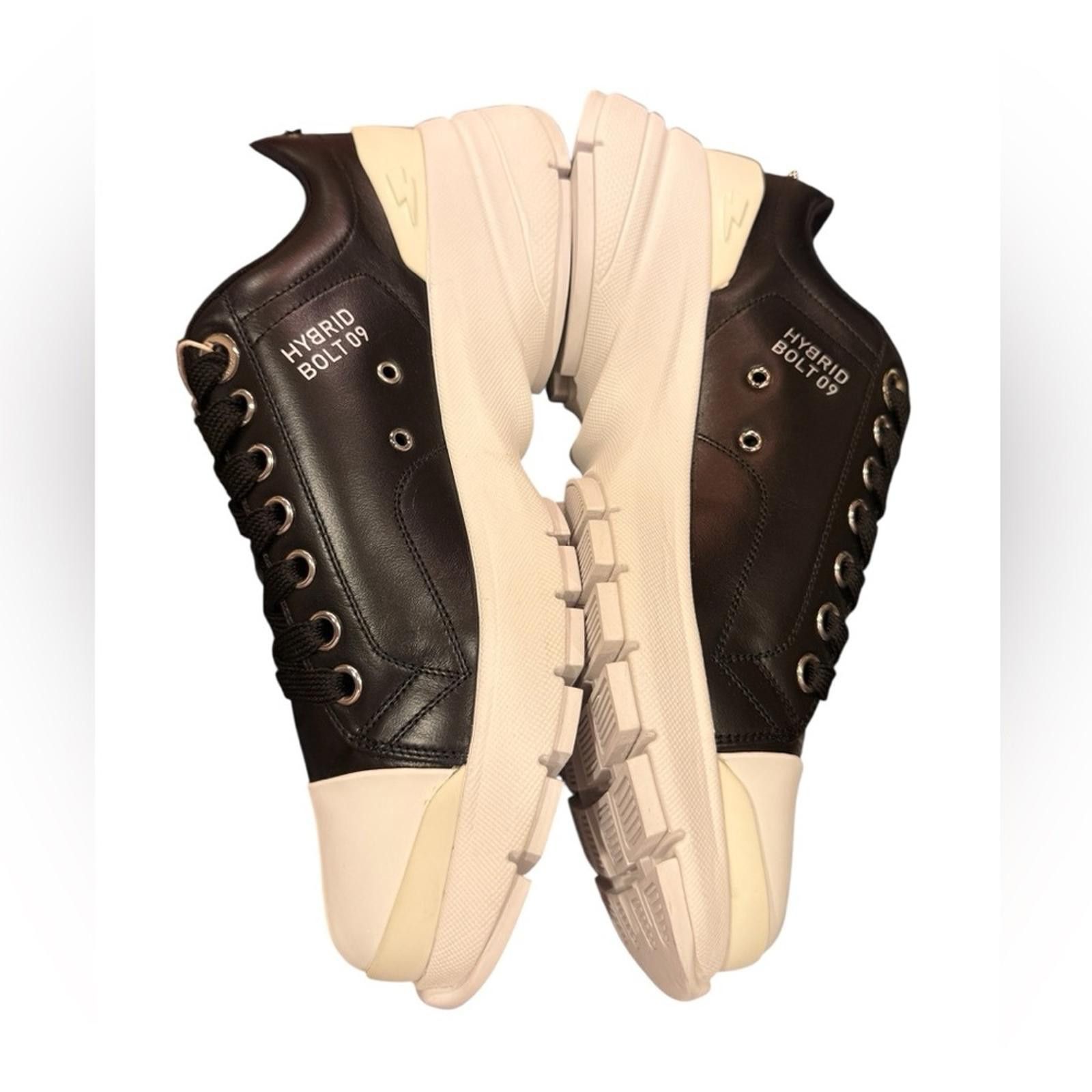 Neil Barrett Neil Barrett Hybrid Bolt 09Leather Sneakers Sz 8 Size US 8 / EU 41 - 7 Thumbnail