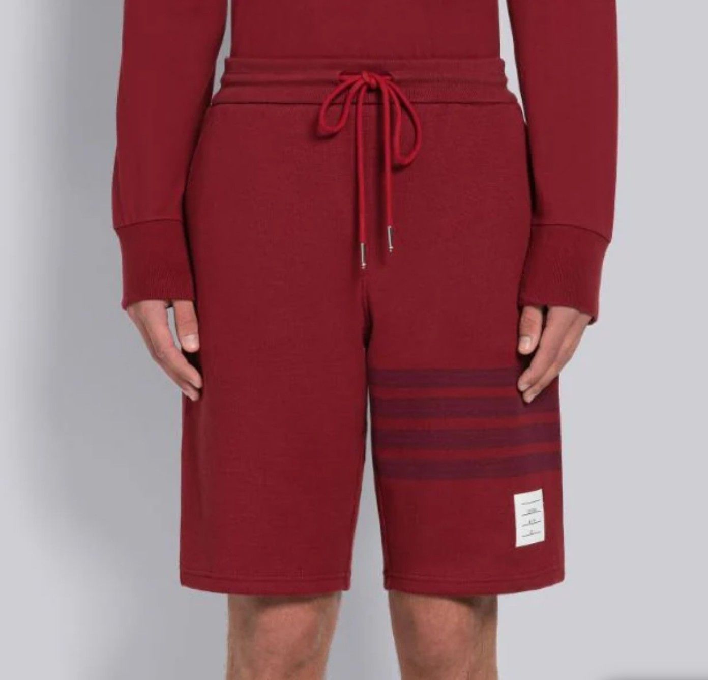 Thom Browne Double Face Knit 4-Bar Sweatshorts Size US 30 / EU 46 - 2 Thumbnail