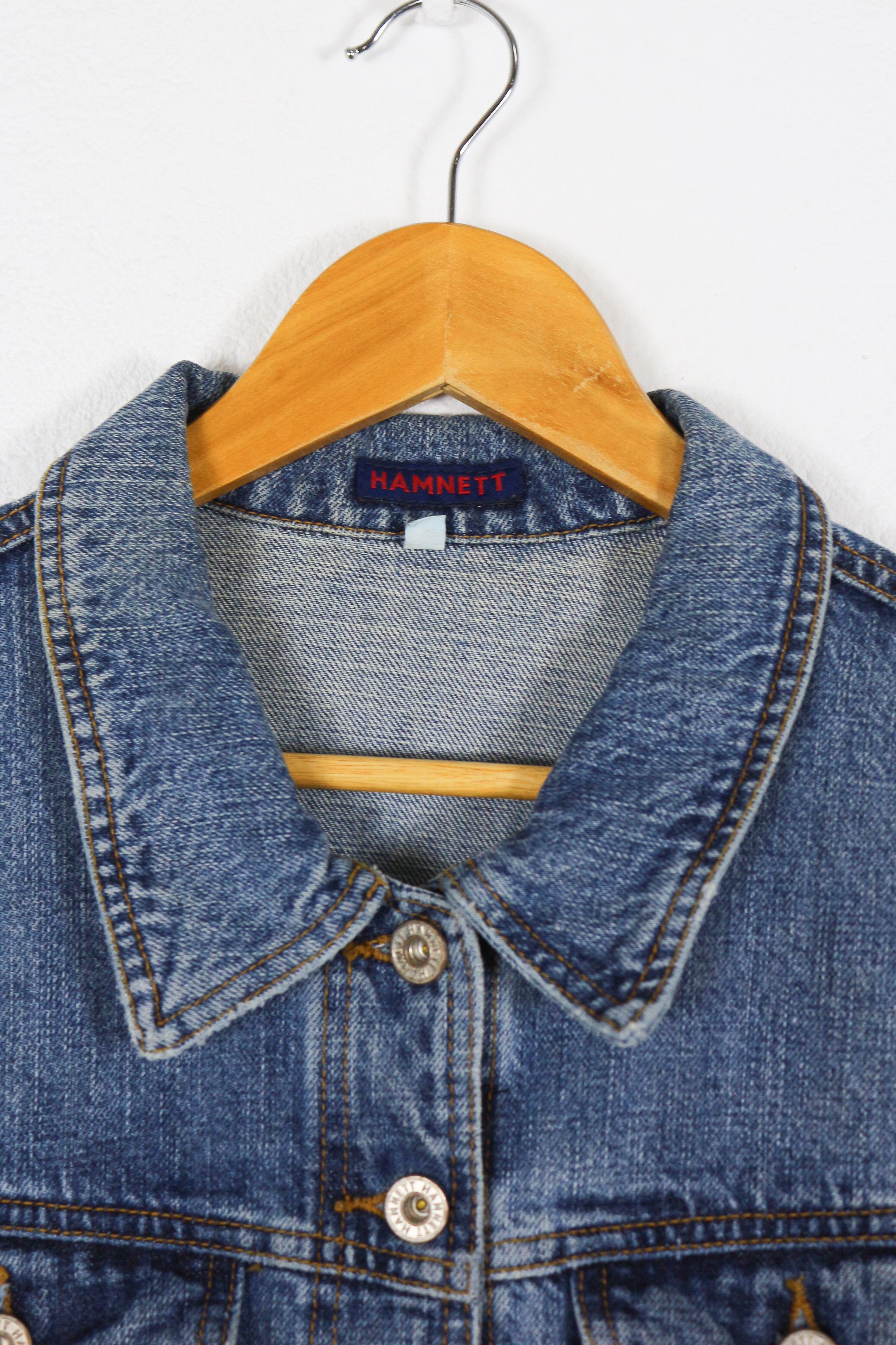 Katharine Hamnett London Katharine Hamnett Washed Track Denim Jeans Jacket Y2K NZ Size XL / US 12-14 / IT 48-50 - 2 Thumbnail