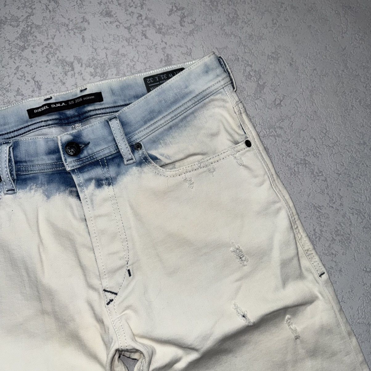 Diesel RARE Diesel Distressed Tepphar Slim Jeans Size US 31 - 7 Thumbnail