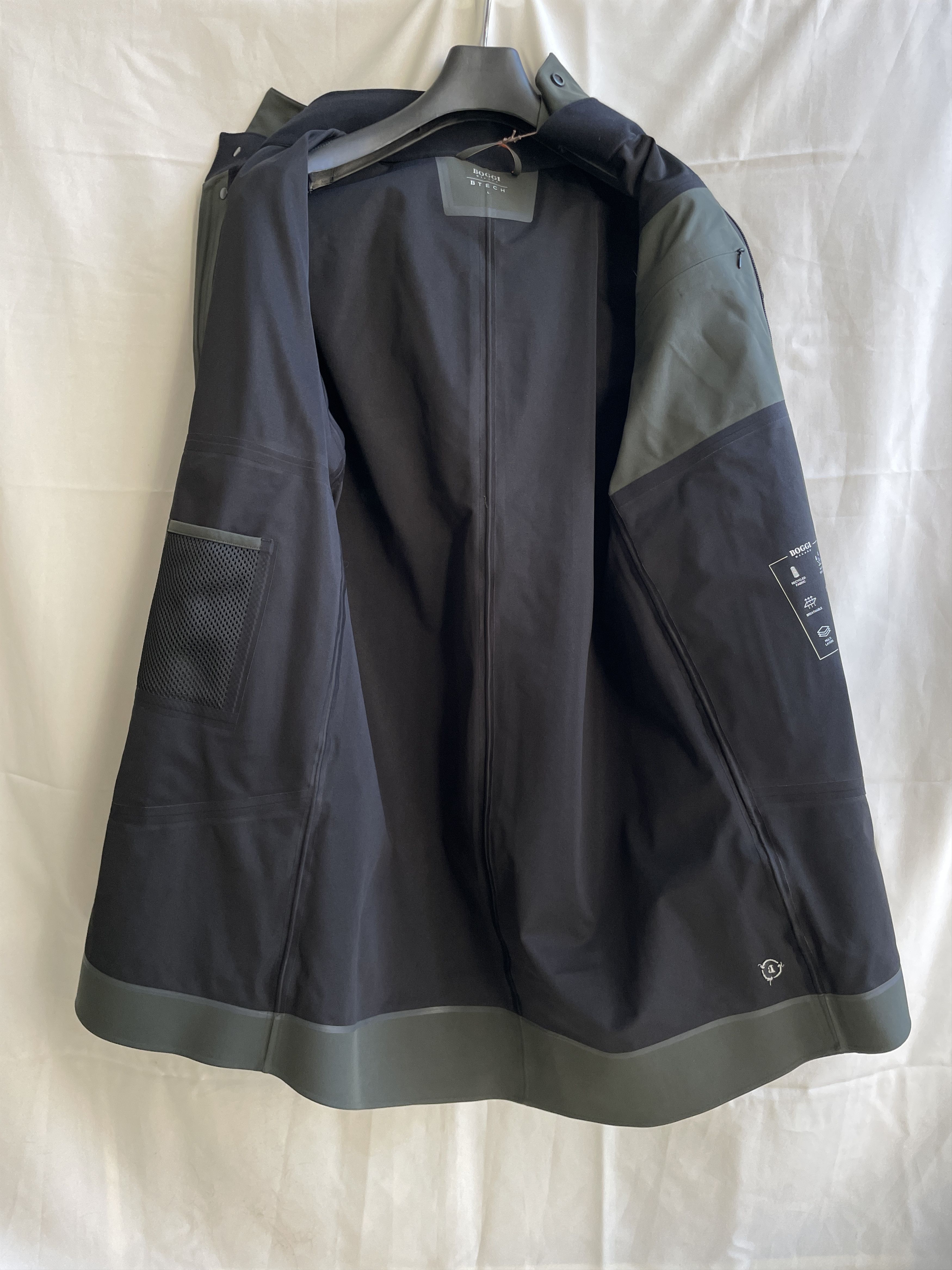 Boggi BNWT Boggi Milano B Tech Technical Rain Coat Size L Size US L / EU 52-54 / 3 - 3 Thumbnail