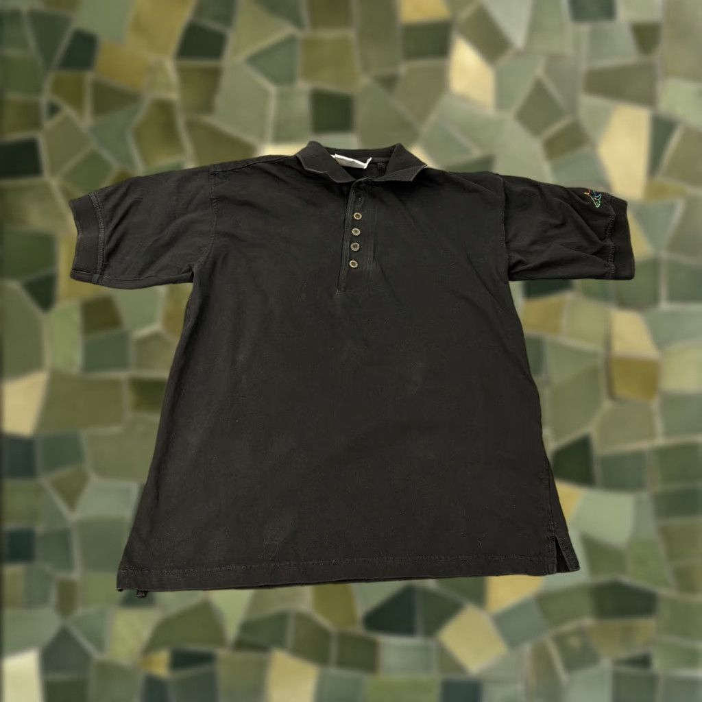 Reebok VINTAGE Greg Norman Reebok Polo Shirt Mens M Black Shark Logo Golf 90s Shirt Polo Mens Black Shark Logo Golf 90s Size US M / EU 48-50 / 2 - 1 Thumbnail