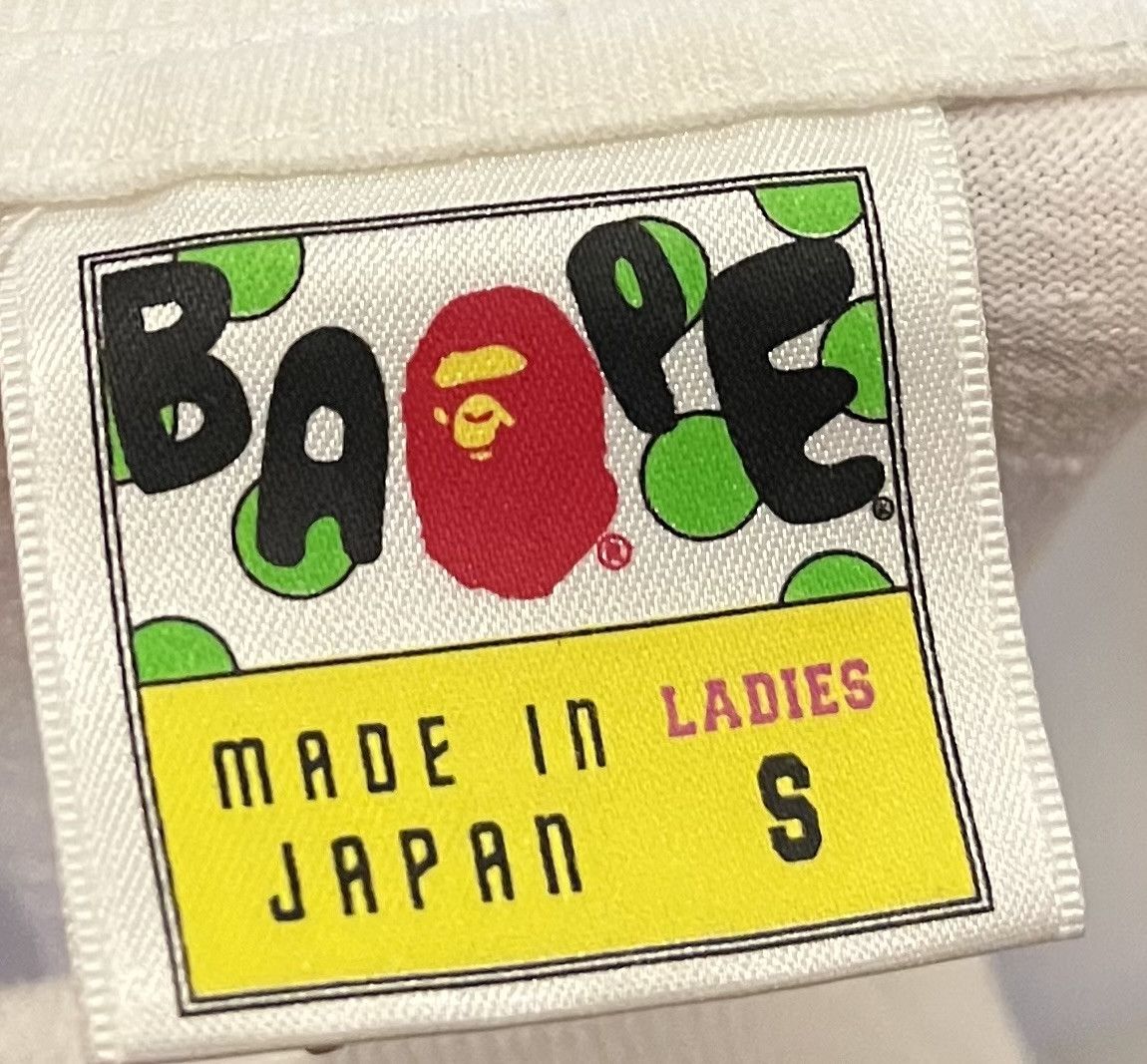 Bape Bape camo logo tee shirt Size S / US 4 / IT 40 - 4 Thumbnail