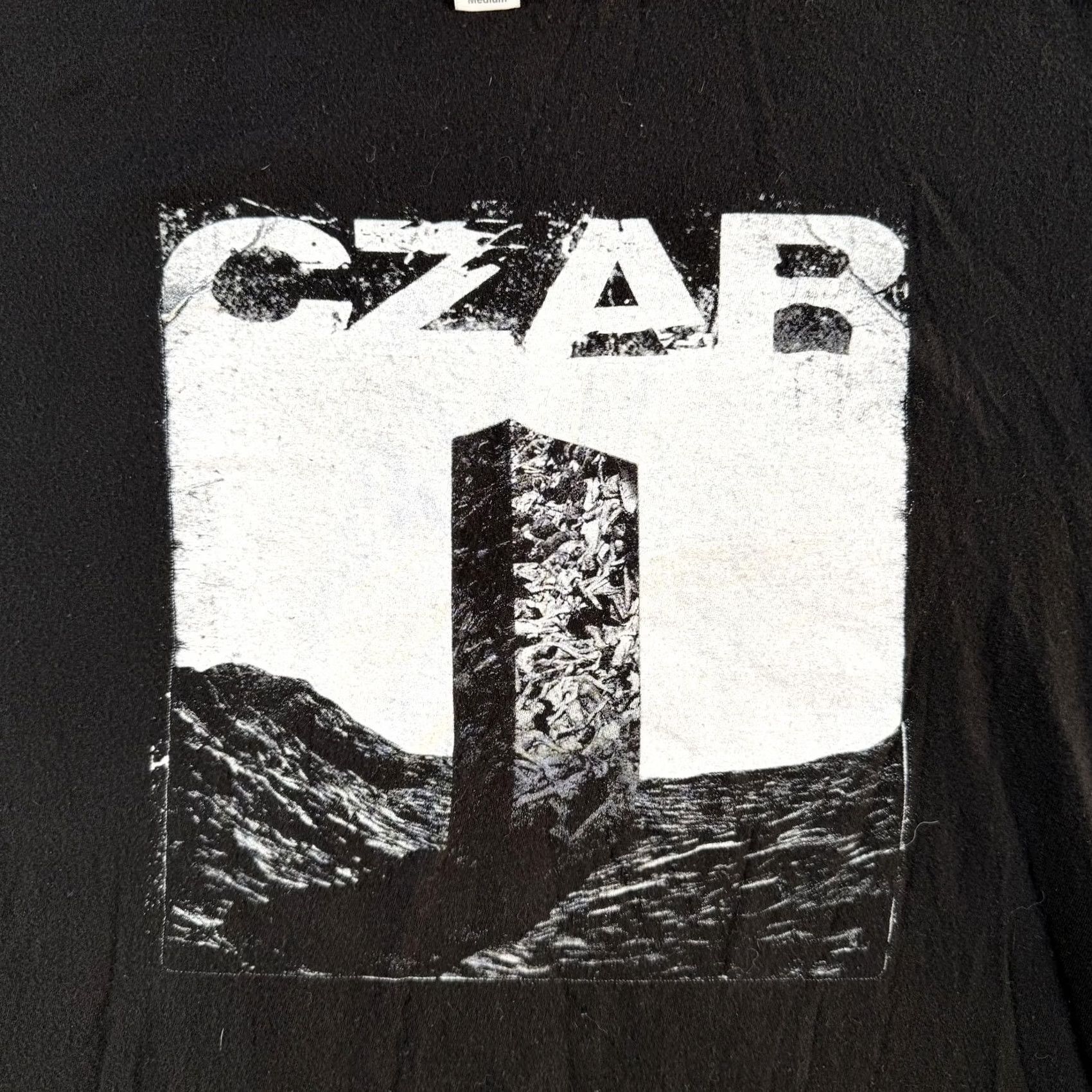 Vintage Canvas Czar Shirt Mens Medium Black Monolith Graphic Print Tee T-Shirt Size US M / EU 48-50 / 2 - 2 Thumbnail