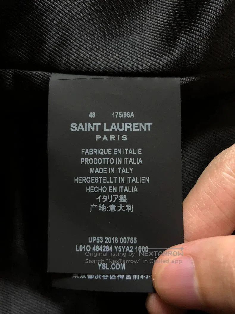 Saint Laurent Paris saint laurent biker jacket. Size US M / EU 48-50 / 2 - 8 Thumbnail