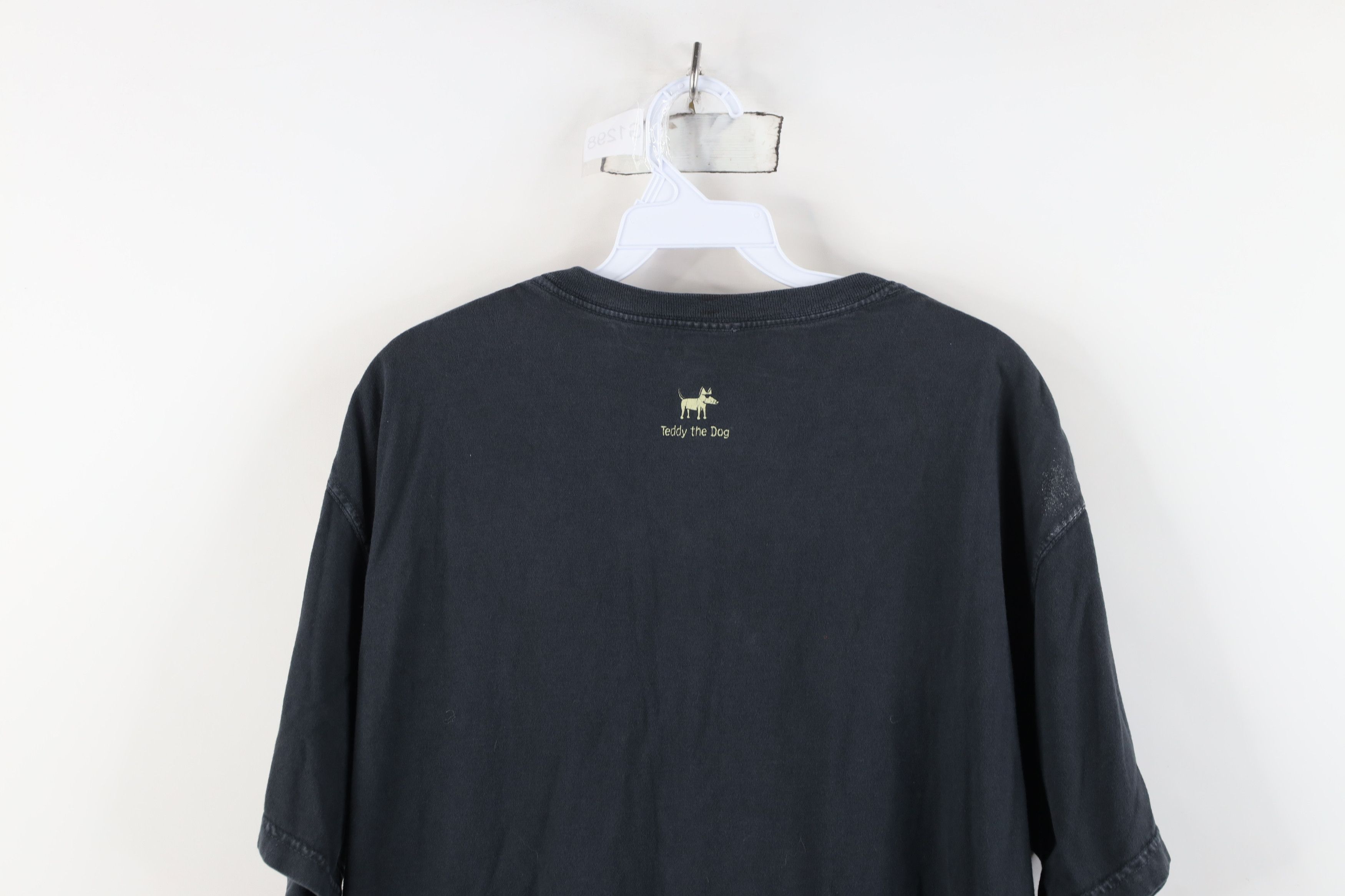 Vintage Teddy The Dog Parody Bark Side of the Moon T-Shirt Black Size US L / EU 52-54 / 3 - 13 Thumbnail