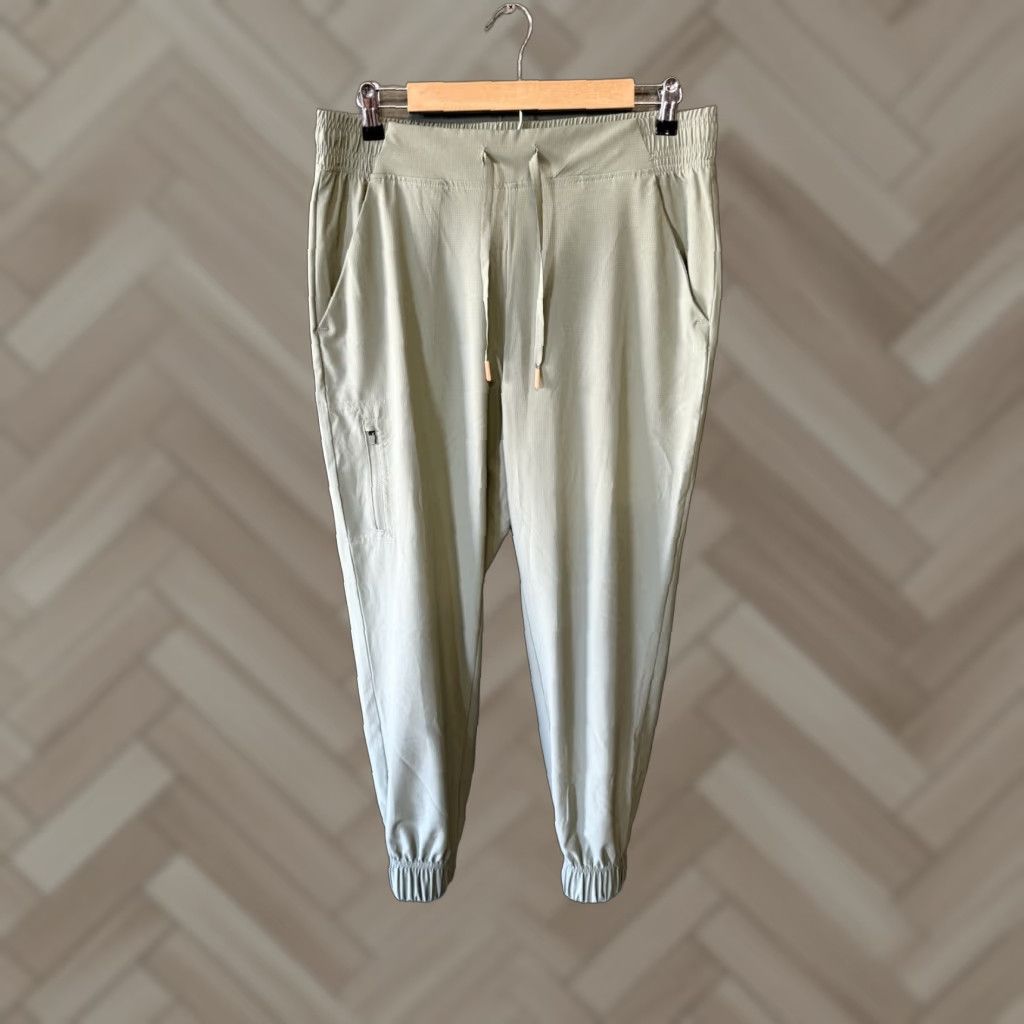 Eddie Bauer Eddie Bauer Womens Green Outdoor Hiking Jogger Sweatpants Drawstring L Regular Pants Size 36" / US 14 / IT 50 - 1 Thumbnail