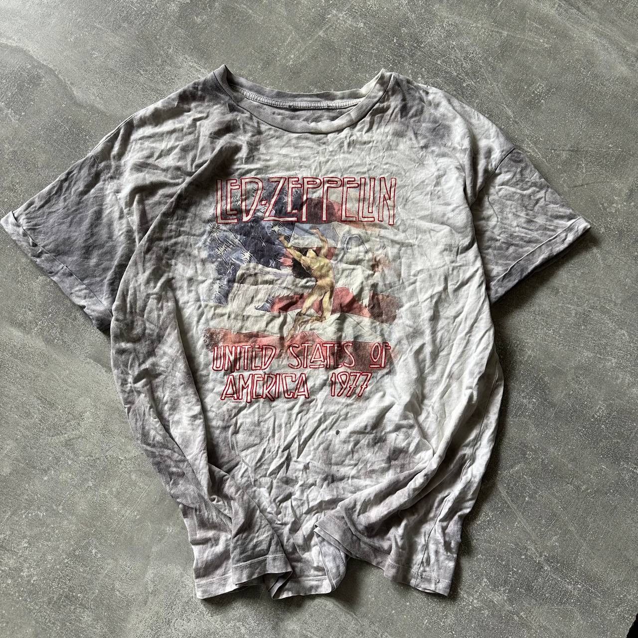 Band Tees × Led Zeppelin × Vintage Vintage Led Zeppelin United States Tour Band Tee Shirt Size US M / EU 48-50 / 2 - 1 Thumbnail