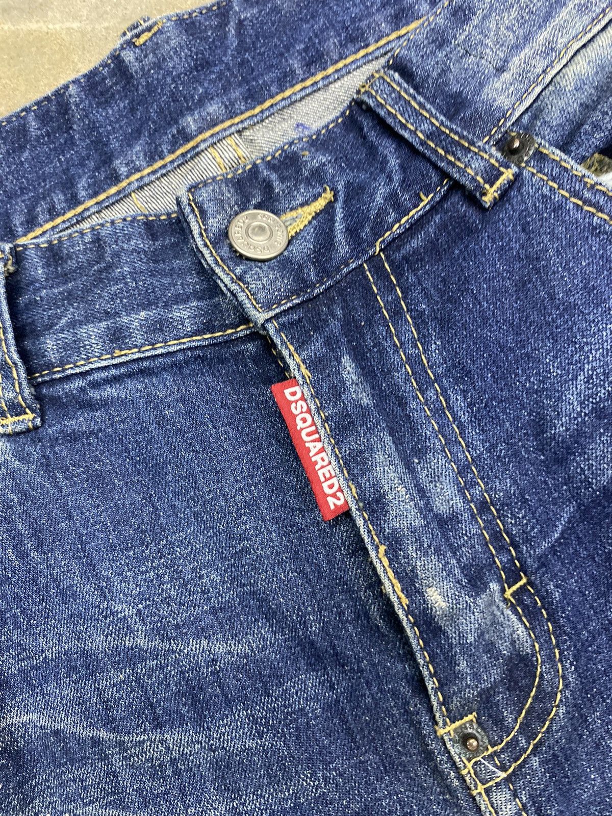 Dsquared2 × If Six Was Nine splater jeans pant dsquared distressed patchwork Size US 31 - 5 Thumbnail