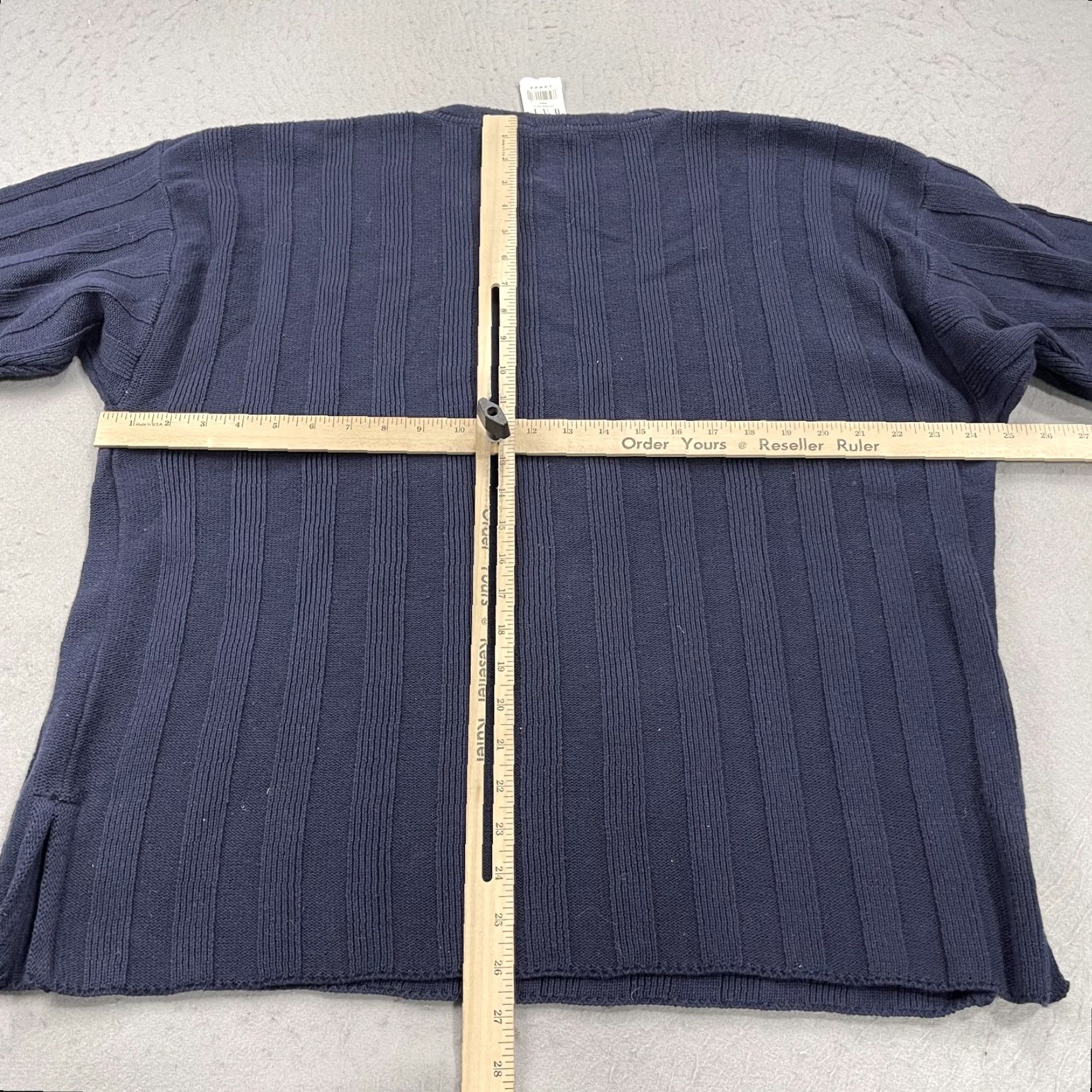 Gap VINTAGE GAP Sweater Mens Large Blue Cotton Ribbed Crewneck Deadstock 90s NWT Size US L / EU 52-54 / 3 - 5 Thumbnail