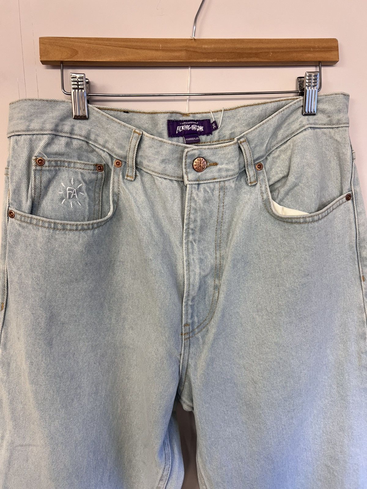 Fucking Awesome Fucking Awesome HAMMERLEE denim pants Size US 36 / EU 52 - 3 Thumbnail