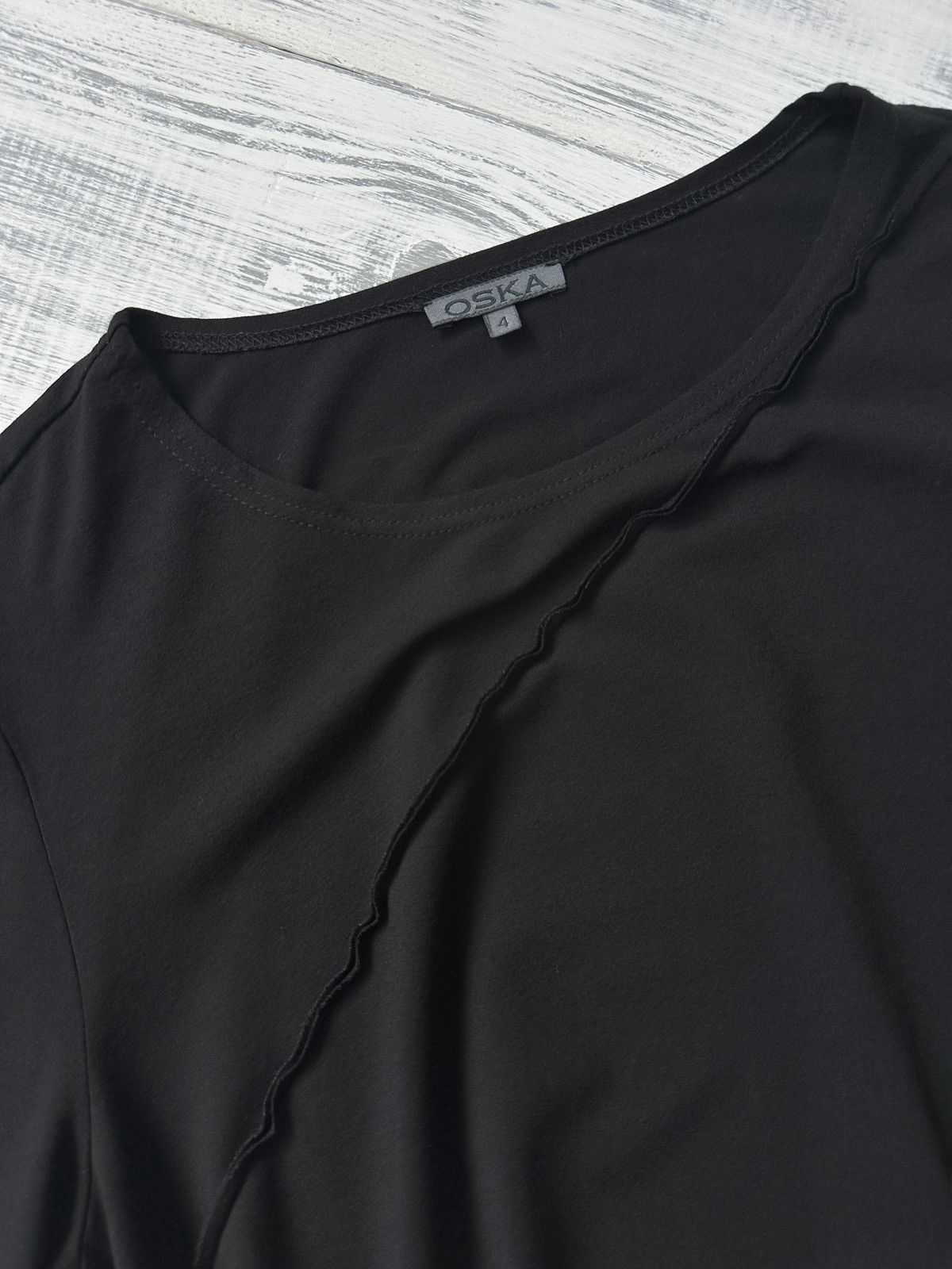 OSKA OSKA Minimalist Geometric Viscose Oversized Tunic Top Size 4 Size XL / US 12-14 / IT 48-50 - 4 Thumbnail