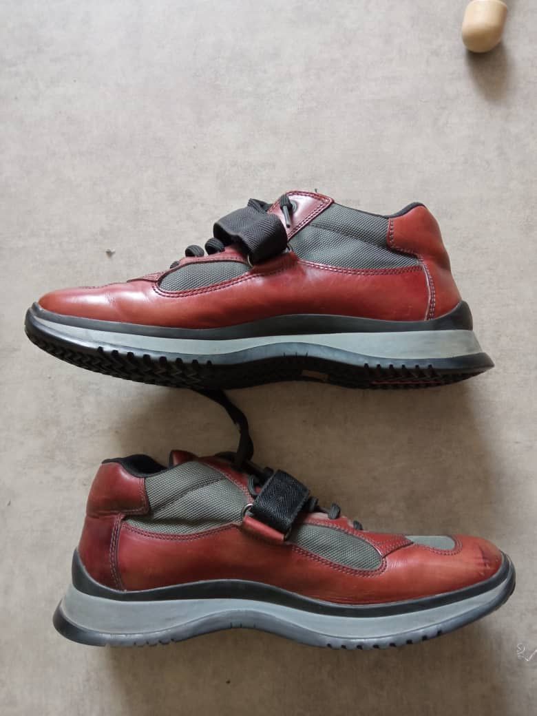 Prada Parada Archive Americas cup Leather Hiking Boot Size US 10.5 / EU 43-44 - 2 Thumbnail