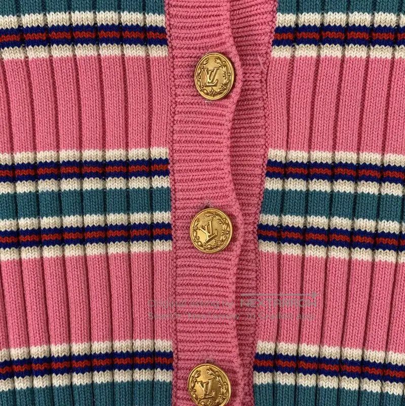 Louis Vuitton Louis Vuitton Pink Wool Women's Cardigan . Size XS / US 0-2 / IT 36-38 - 5 Thumbnail