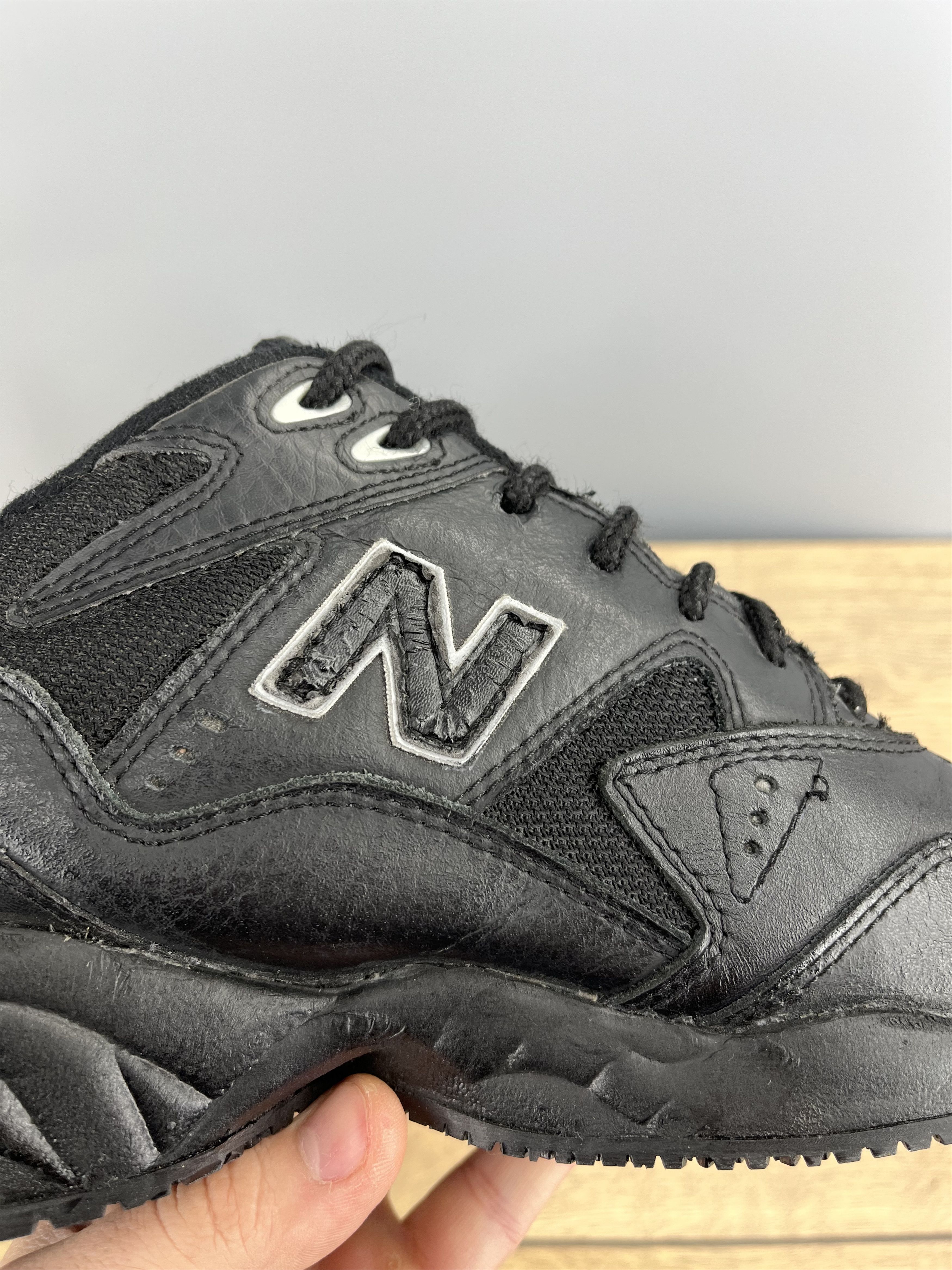 Nike Share Vintage Nike Air Walking 90 Triple Black Sneakers Men Size US 10 / EU 43 - 8 Thumbnail