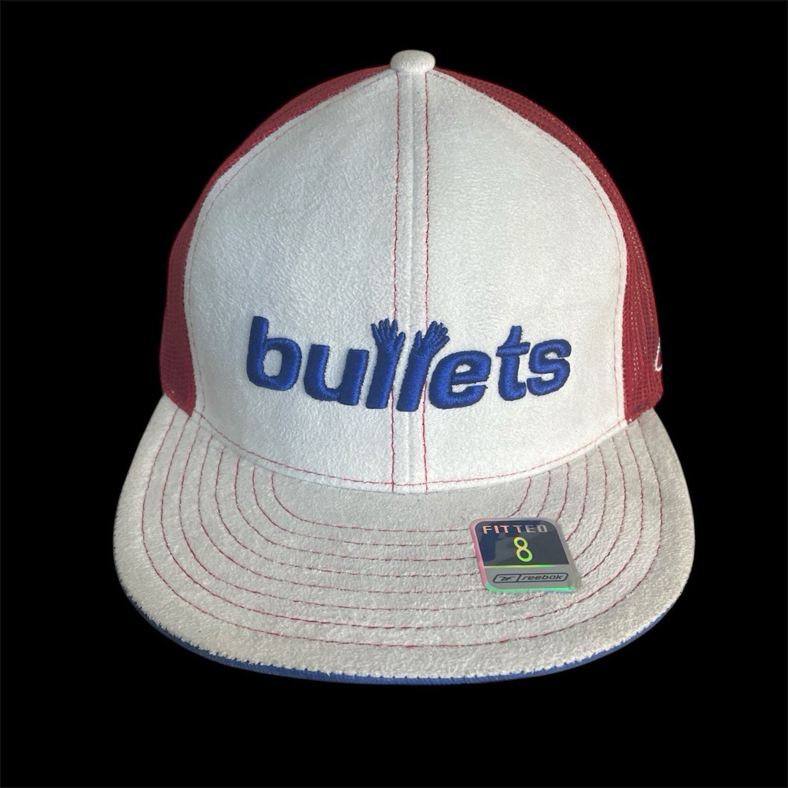 Reebok Vtg Washington Bullets Ftd Hat Sz 8 Hardwood Classic Suede Size US XXL / EU 58 / 5 - 1 Thumbnail