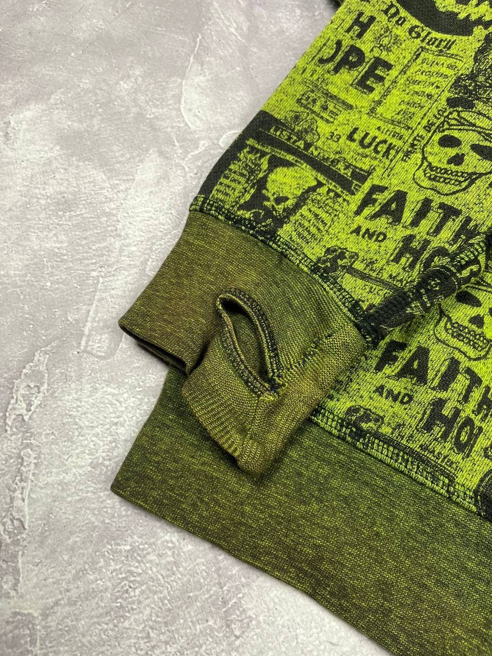 C1RCA Circa Green Fleece Graphic Full Zip Hoodie Men's Size S Size US S / EU 44-46 / 1 - 6 Thumbnail