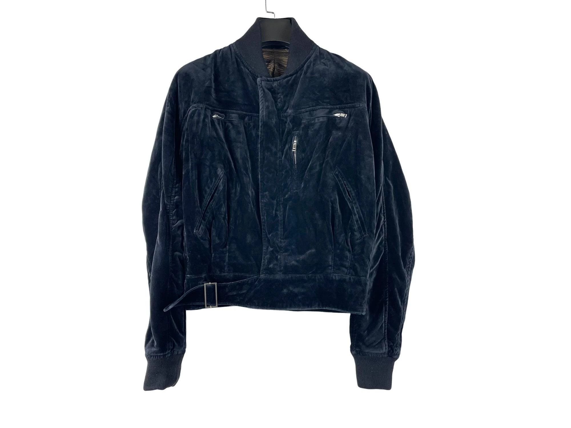 Haider Ackermann Haider Ackermann OG Velvet Bomber Jacket Black Size US M / EU 48-50 / 2 - 1 Thumbnail