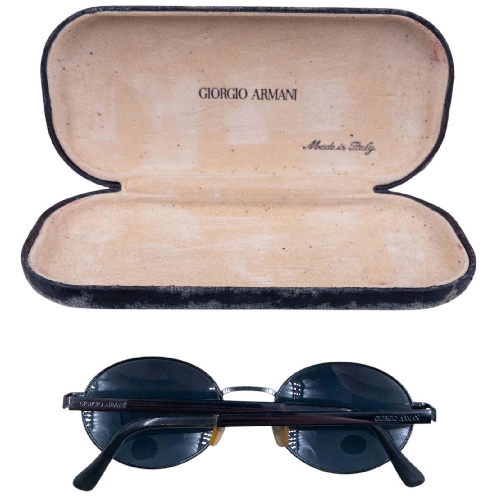 Giorgio Armani Vintage 90s Giorgio Armani Sunglasses Size ONE SIZE - 8 Thumbnail