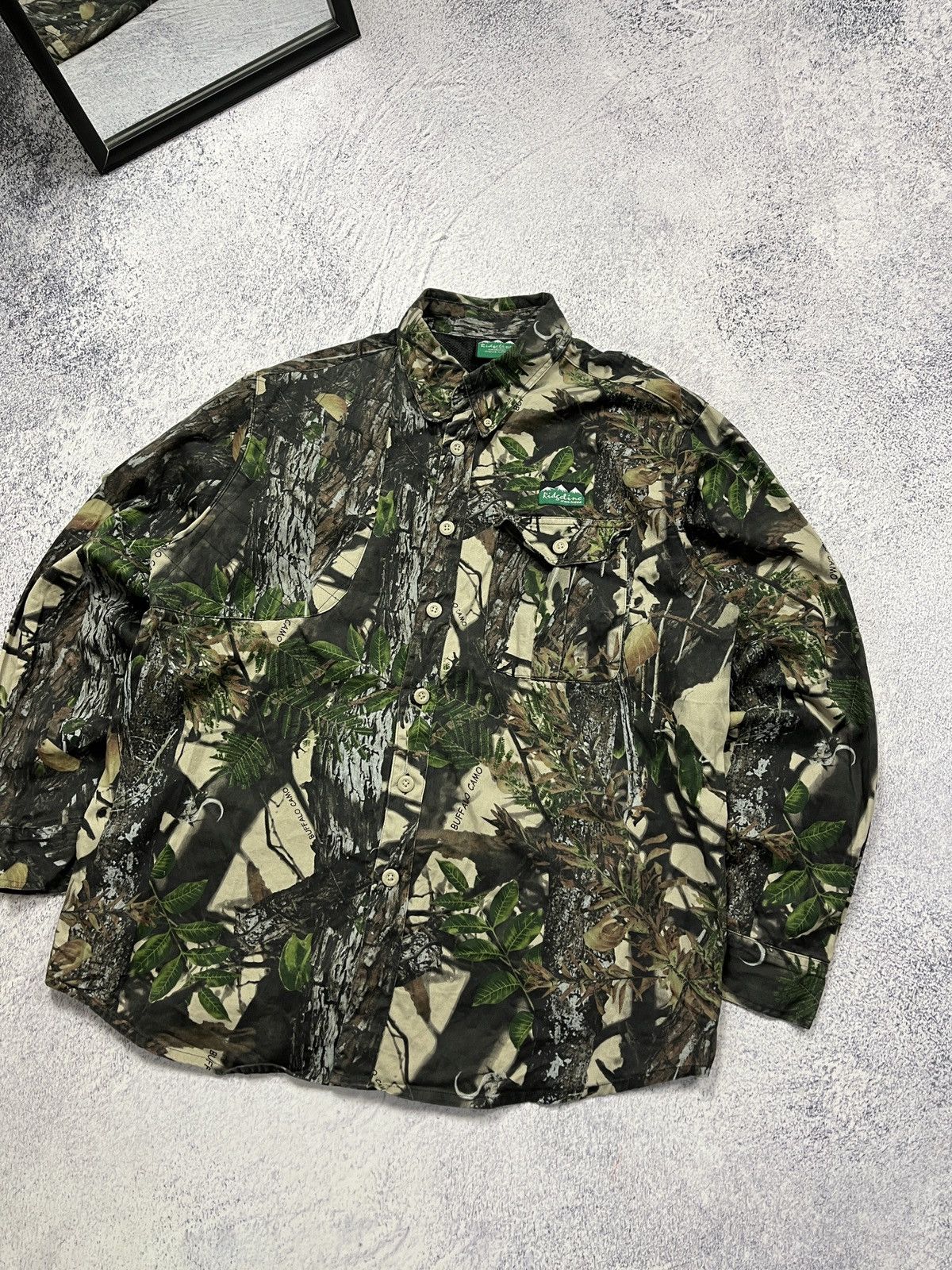 Mossy Oaks × Realtree × Vintage Ridgeline Of New Zealand Camo Crazy Real Tree Hunting Jacket Size US XXL / EU 58 / 5 - 2 Thumbnail