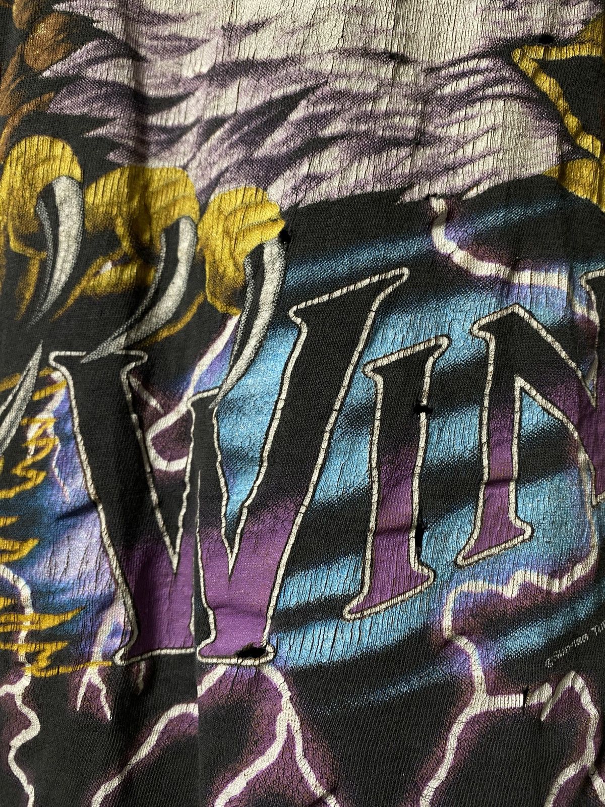 Vintage 90’s Vintage American Thunder Eagle Kanye Tee Shirt Large Size US L / EU 52-54 / 3 - 9 Thumbnail
