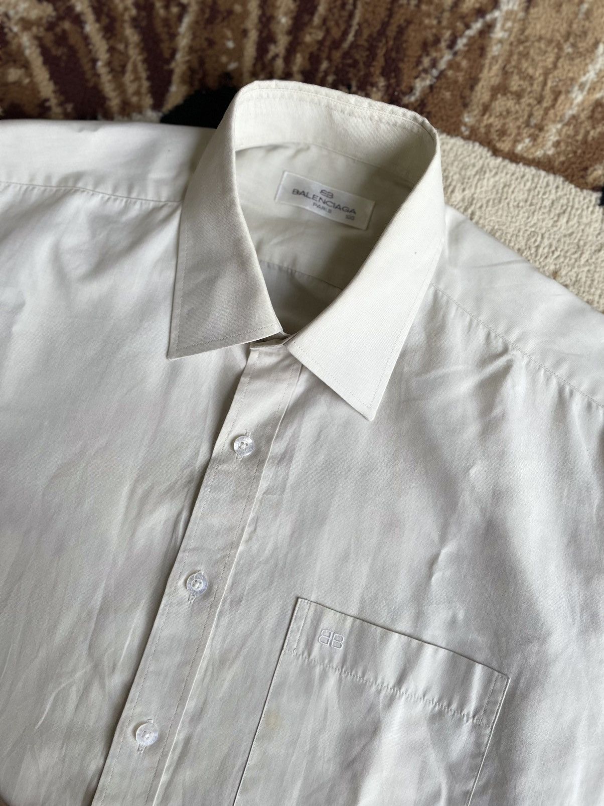 Balenciaga × Designer Balenciaga Formal Shirt Size US M / EU 48-50 / 2 - 2 Thumbnail