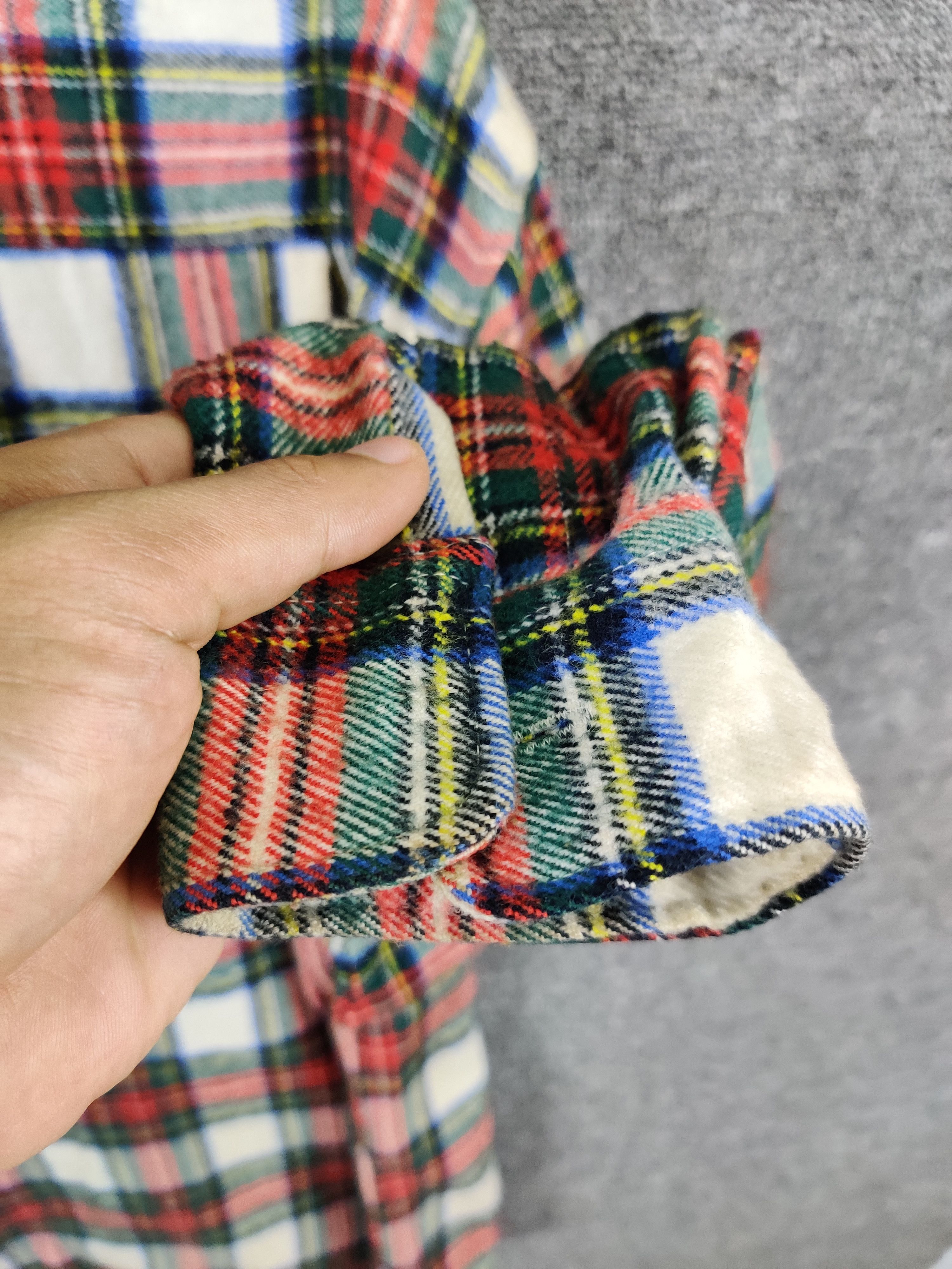 Flannel Japanese Brand Afs Club Plaid Flannel Shirt Button Ups Size US L / EU 52-54 / 3 - 7 Thumbnail