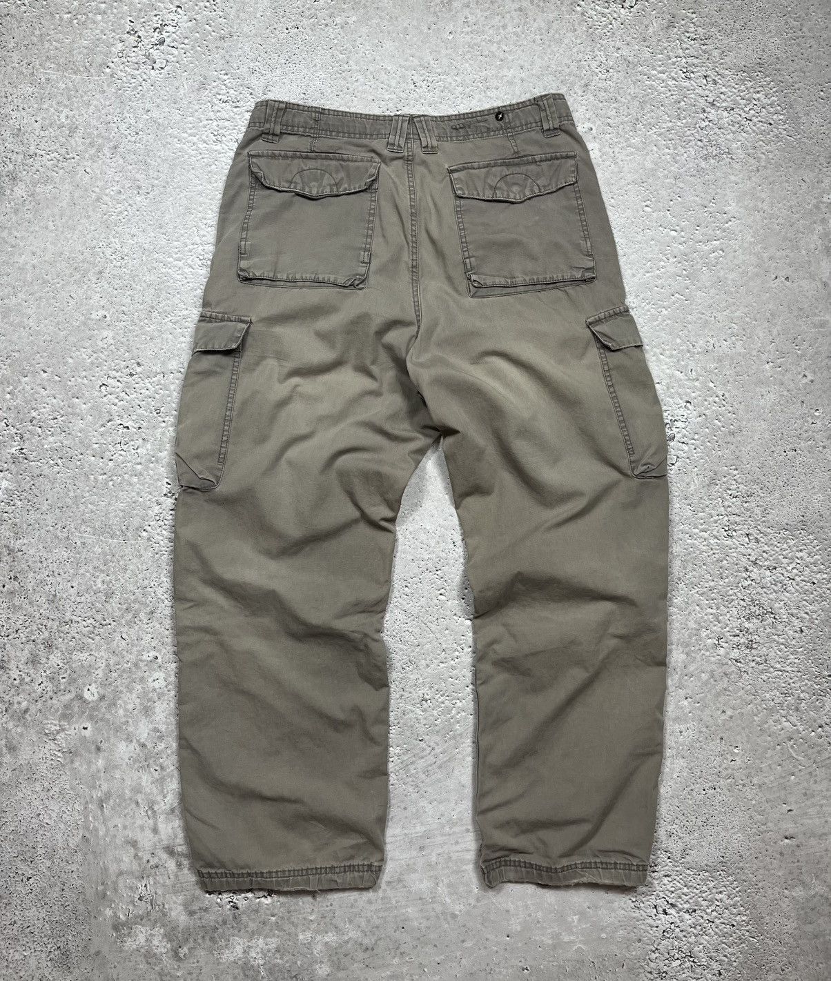 O'Neill × Vintage O’Neill Baggy Faded Cargo Pants Wide Fit Workwear Style Size US 34 / EU 50 - 10 Thumbnail