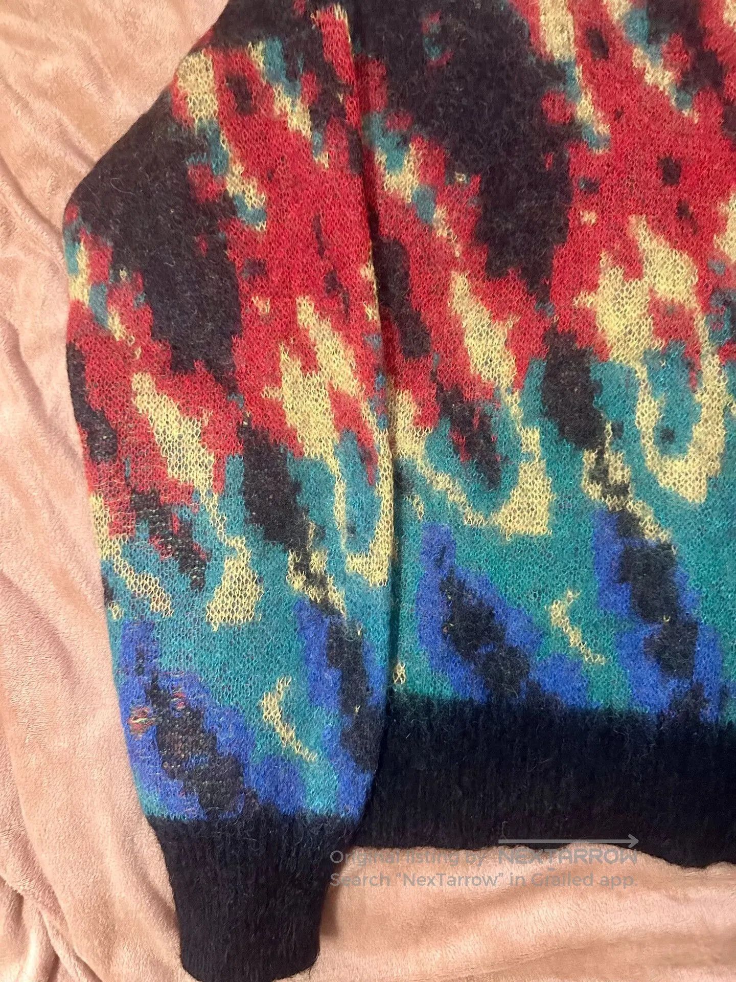 Dsquared2 Dsquared2 Mohair Abstract Print Sweater. Size US M / EU 48-50 / 2 - 4 Thumbnail