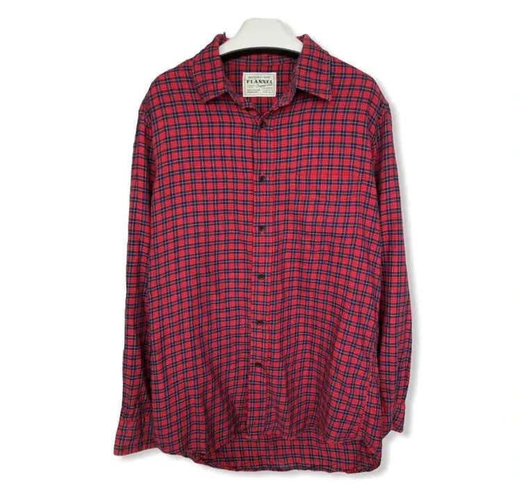 Flannel × Japanese Brand Japanese Brand Uniqlo Plaid Tartan Flannel Shirt 👕 Size US L / EU 52-54 / 3 - 1 Thumbnail