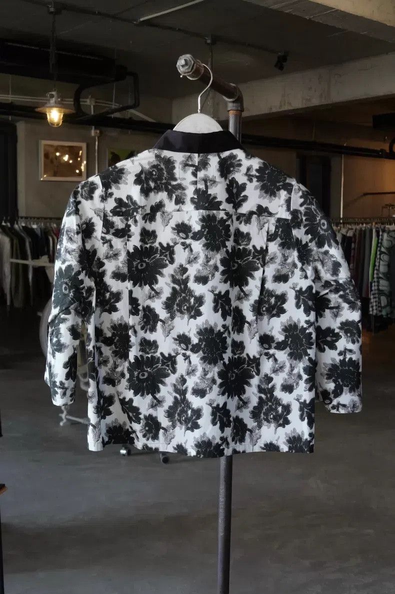 Comme des Garcons Comme Des Garcons Black and White Floral Print Seven-eight Size M / US 6-8 / IT 42-44 - 6 Thumbnail
