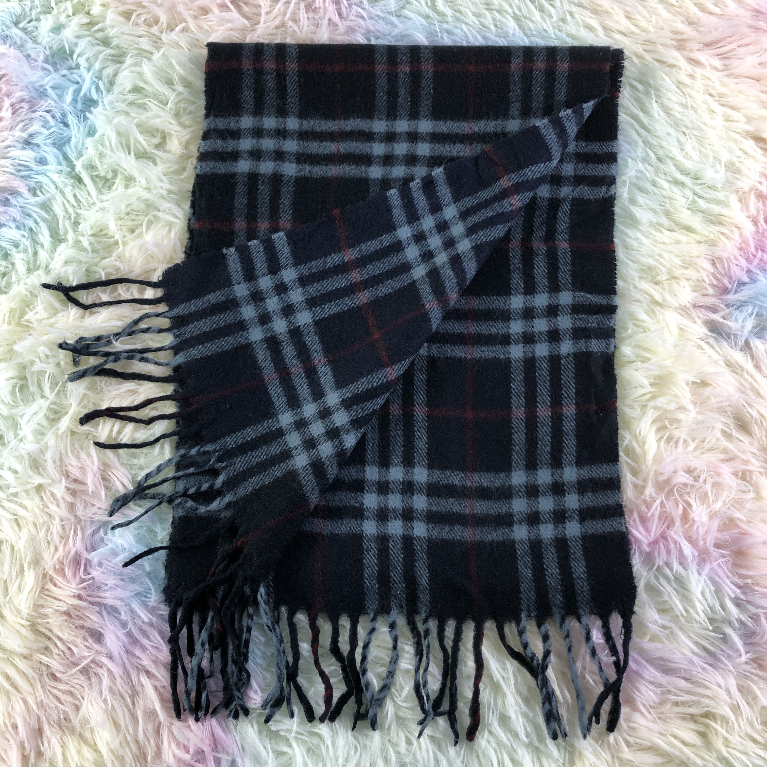 Burberry × Vintage Burberry Scarf / Muffler / Neckwear - KM363 Size ONE SIZE - 4 Thumbnail